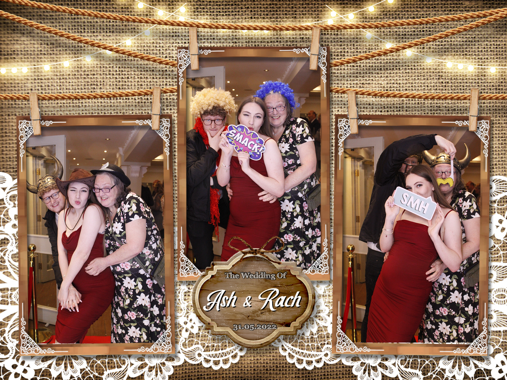 Ash and Rach's Wedding | View more photos from the event at my.specialeventsphotobooths.co.uk/u/SpecialEventsPhotoBooths/Ash-and-Rachs-Wedding
