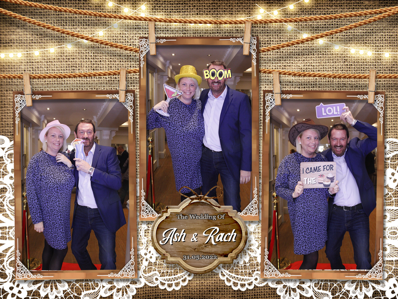 Ash and Rach's Wedding | View more photos from the event at my.specialeventsphotobooths.co.uk/u/SpecialEventsPhotoBooths/Ash-and-Rachs-Wedding