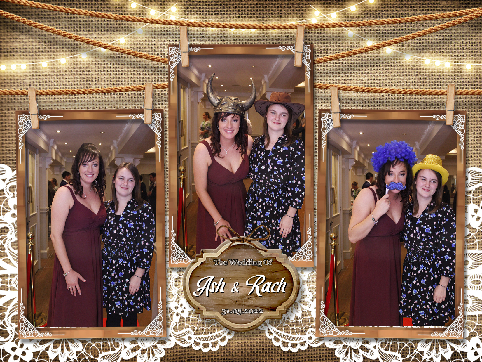 Ash and Rach's Wedding | View more photos from the event at my.specialeventsphotobooths.co.uk/u/SpecialEventsPhotoBooths/Ash-and-Rachs-Wedding