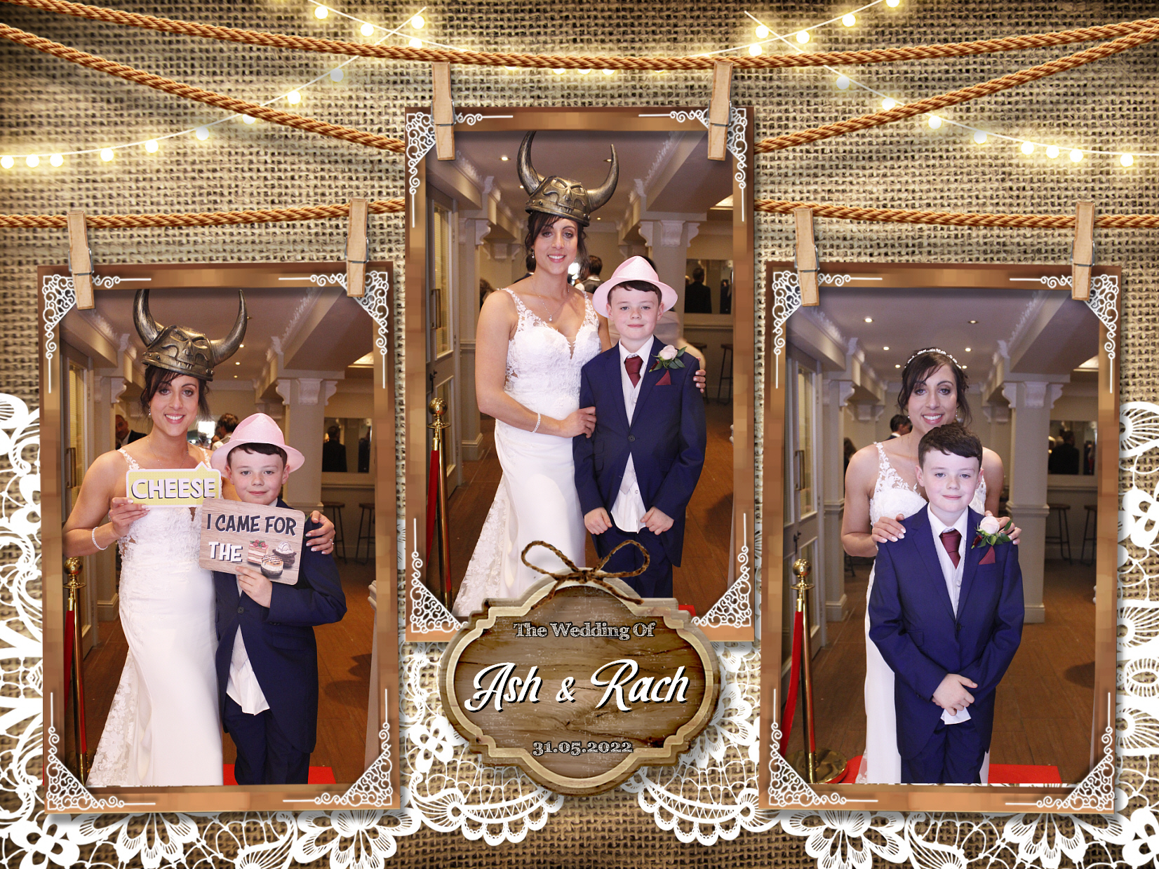 Ash and Rach's Wedding | View more photos from the event at my.specialeventsphotobooths.co.uk/u/SpecialEventsPhotoBooths/Ash-and-Rachs-Wedding