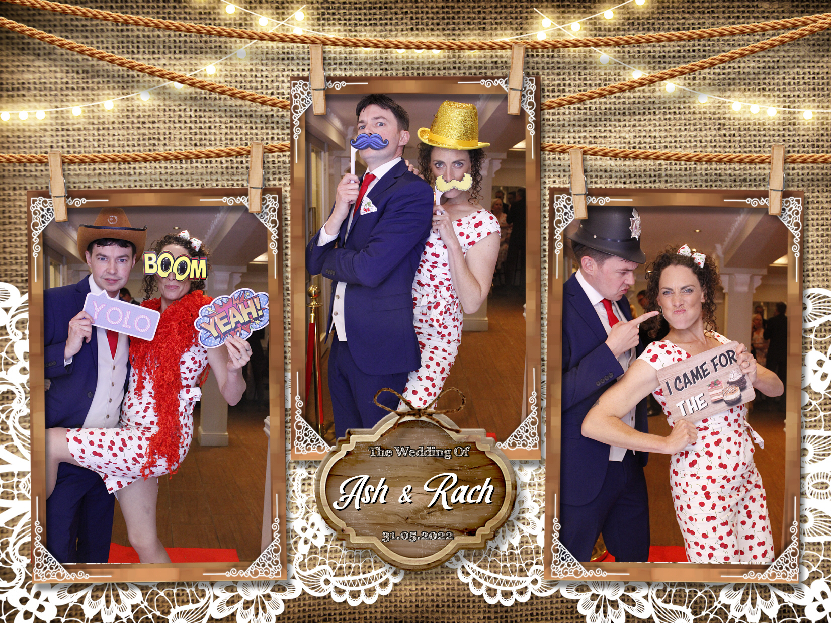 Ash and Rach's Wedding | View more photos from the event at my.specialeventsphotobooths.co.uk/u/SpecialEventsPhotoBooths/Ash-and-Rachs-Wedding