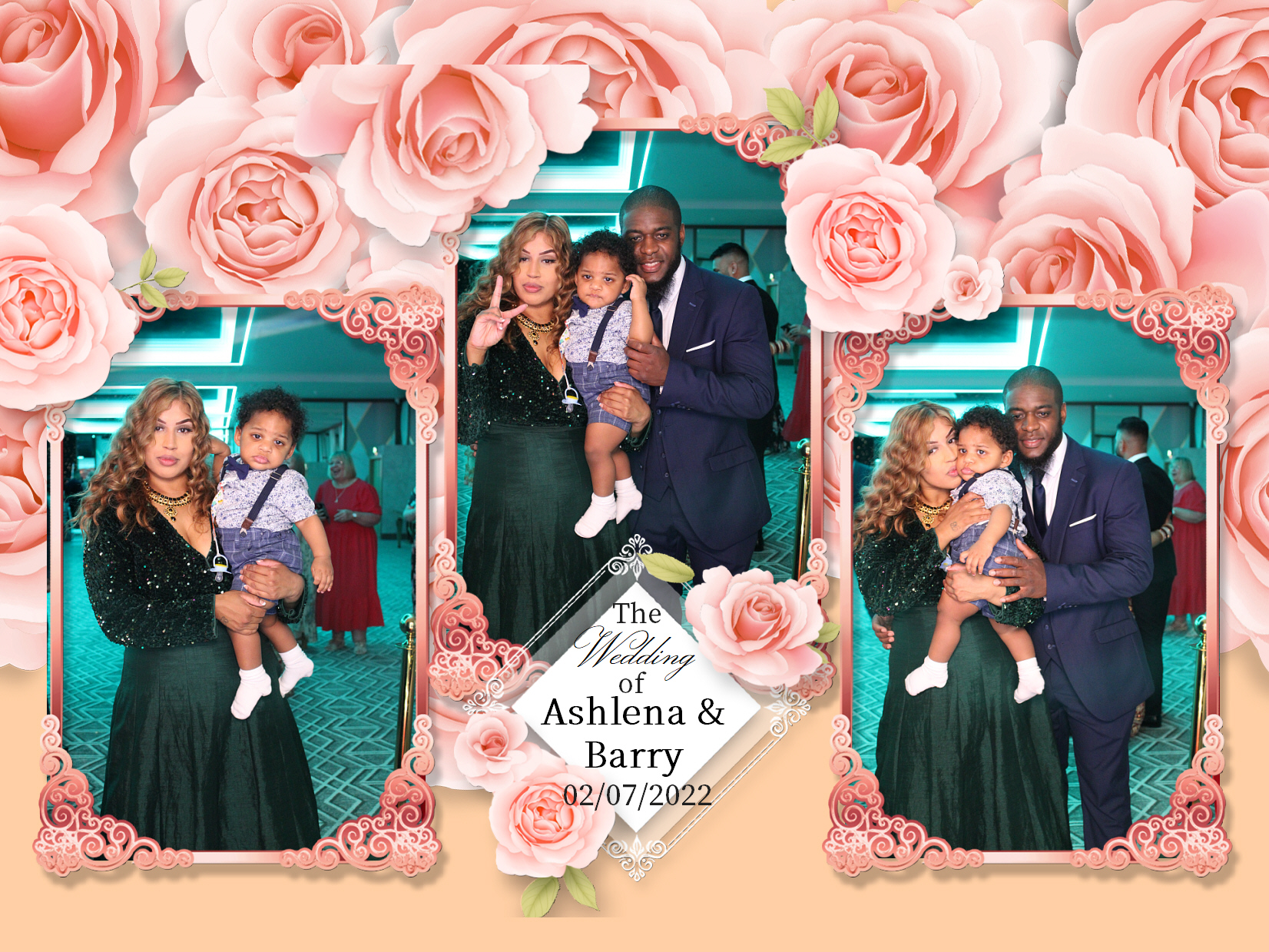 Ashlena & Barry's Wedding | View more photos from the event at my.specialeventsphotobooths.co.uk/u/SpecialEventsPhotoBooths/Ashlena-Barrys-Wedding