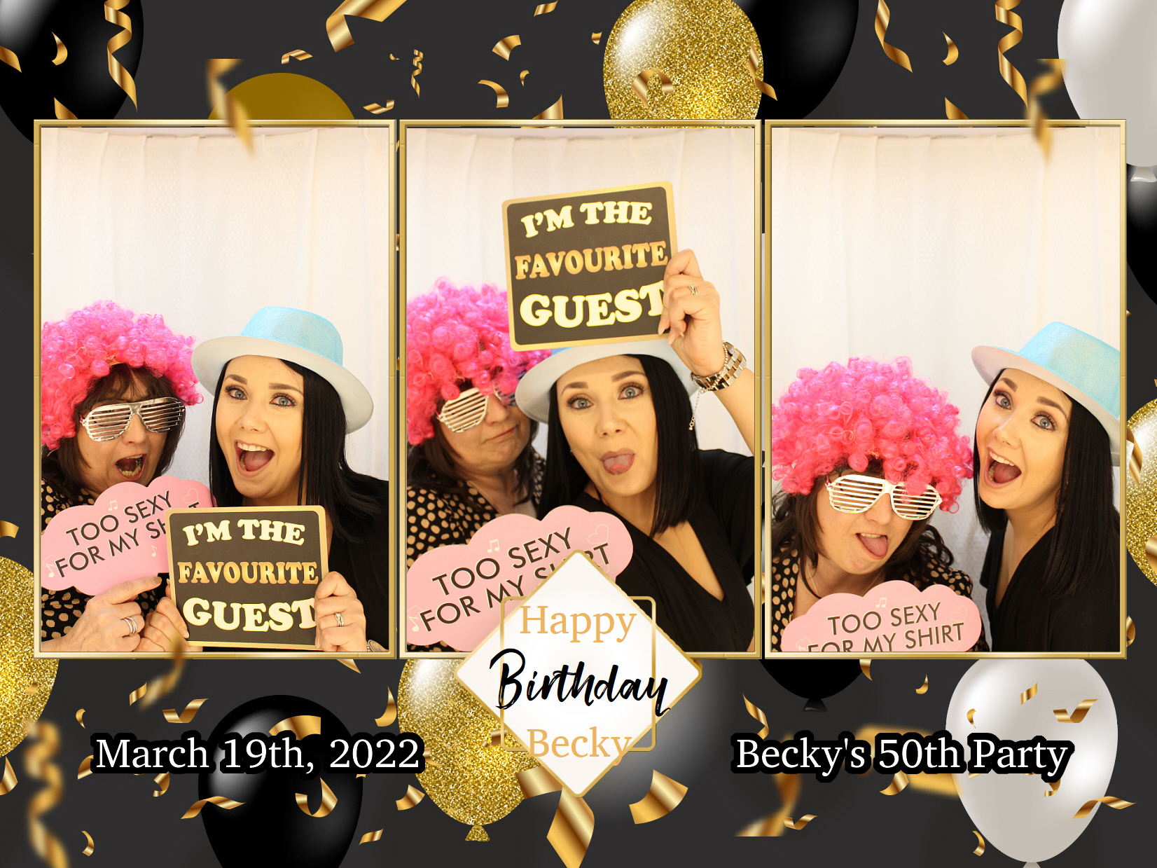 Becky's 50th Birthday Party | View more photos from the event at my.specialeventsphotobooths.co.uk/u/SpecialEventsPhotoBooths/Beckys-50th-Birthday-Party