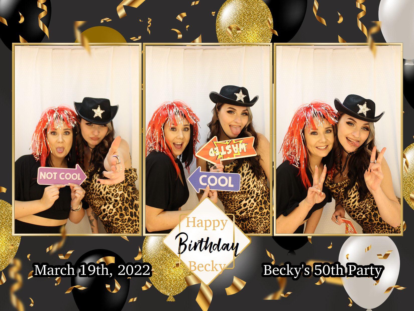 Becky's 50th Birthday Party | View more photos from the event at my.specialeventsphotobooths.co.uk/u/SpecialEventsPhotoBooths/Beckys-50th-Birthday-Party