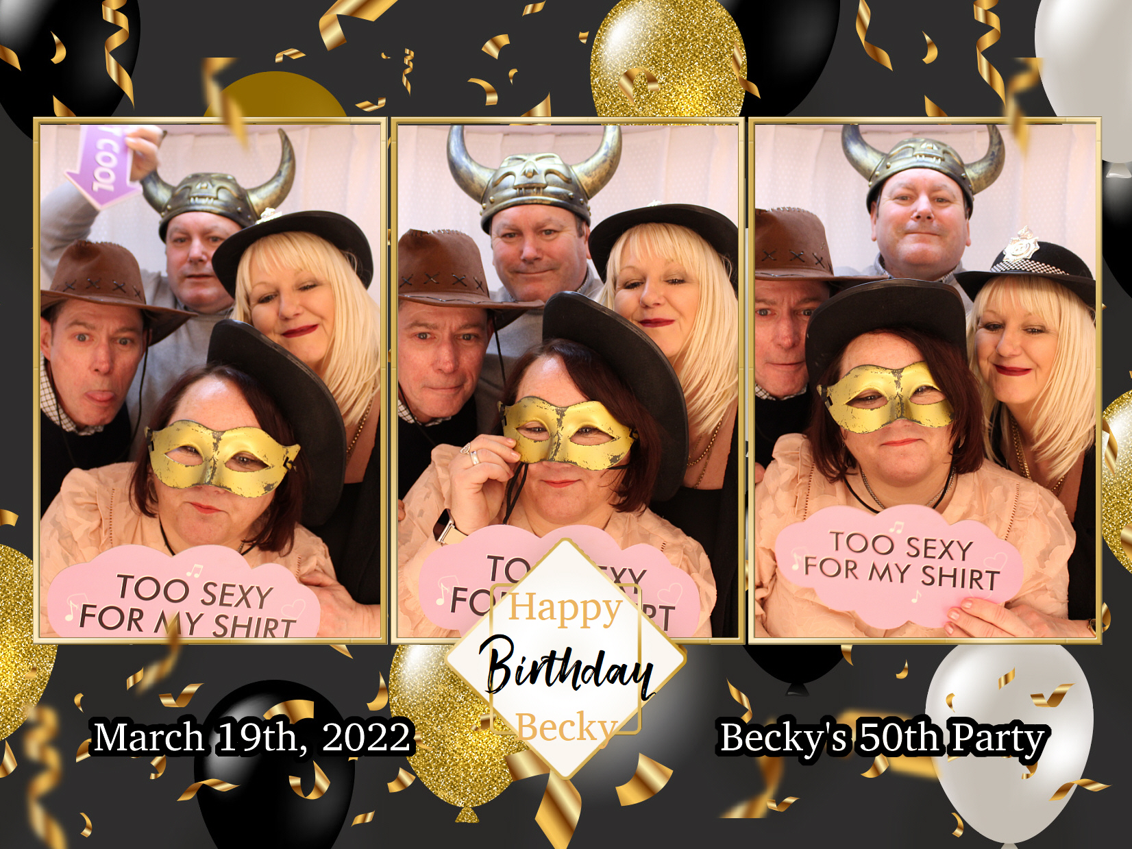 Becky's 50th Birthday Party | View more photos from the event at my.specialeventsphotobooths.co.uk/u/SpecialEventsPhotoBooths/Beckys-50th-Birthday-Party