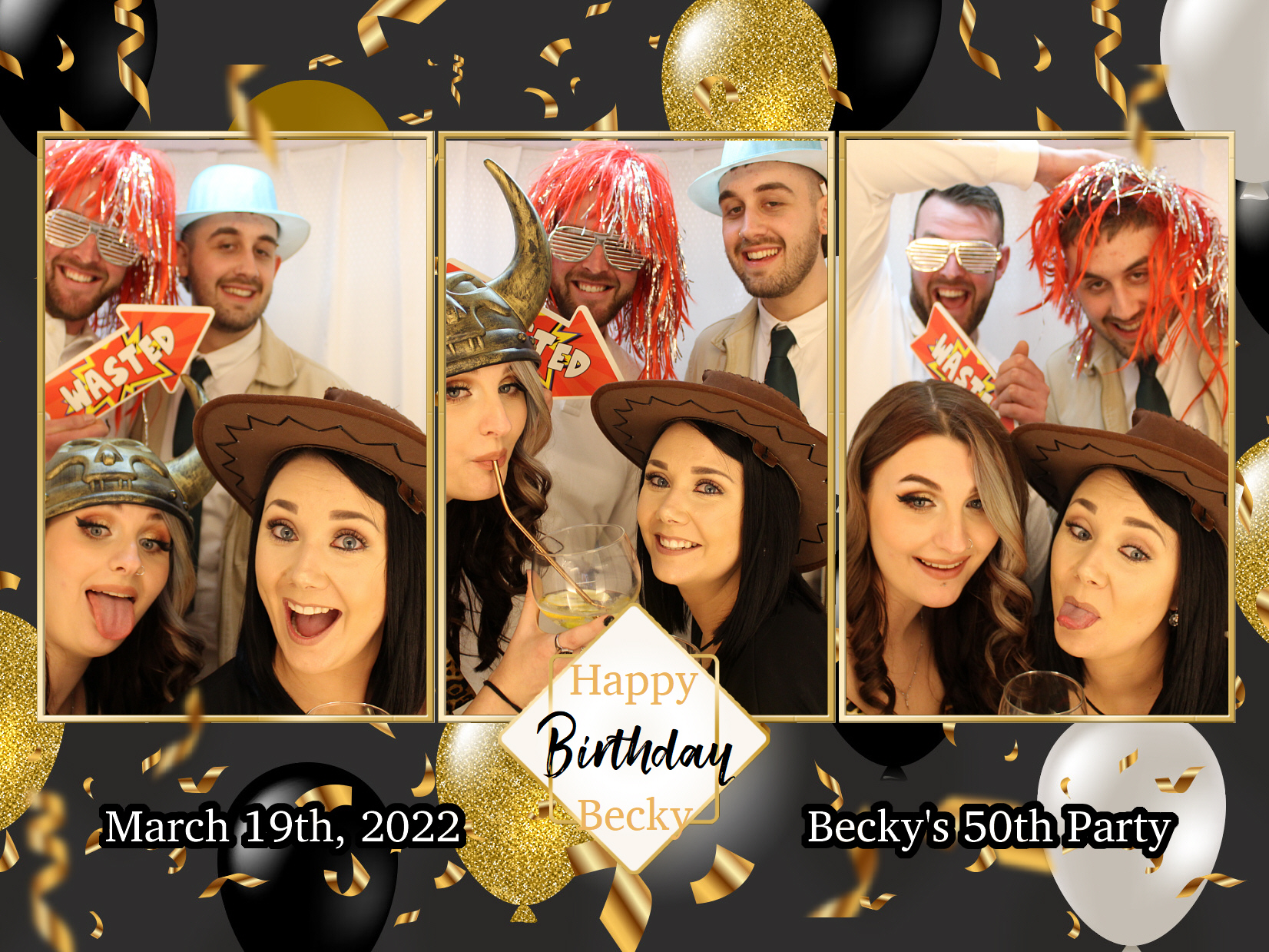 Becky's 50th Birthday Party | View more photos from the event at my.specialeventsphotobooths.co.uk/u/SpecialEventsPhotoBooths/Beckys-50th-Birthday-Party