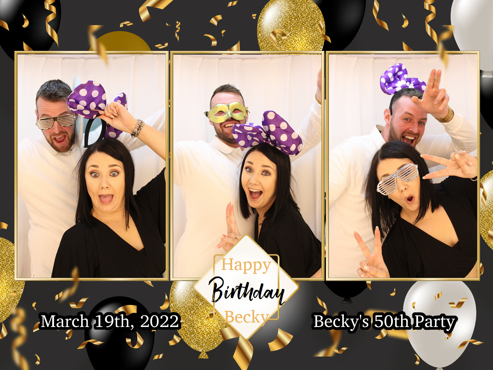 Becky's 50th Birthday Party | View more photos from the event at my.specialeventsphotobooths.co.uk/u/SpecialEventsPhotoBooths/Beckys-50th-Birthday-Party