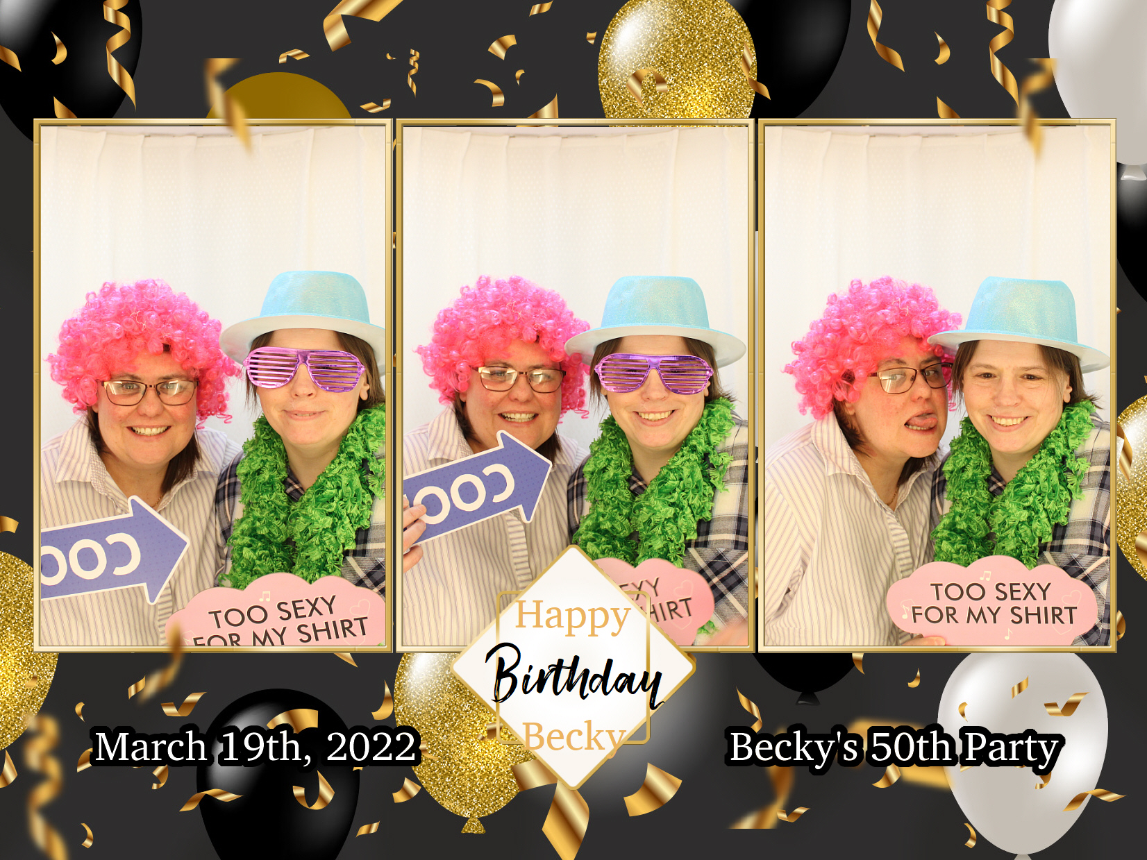 Becky's 50th Birthday Party | View more photos from the event at my.specialeventsphotobooths.co.uk/u/SpecialEventsPhotoBooths/Beckys-50th-Birthday-Party