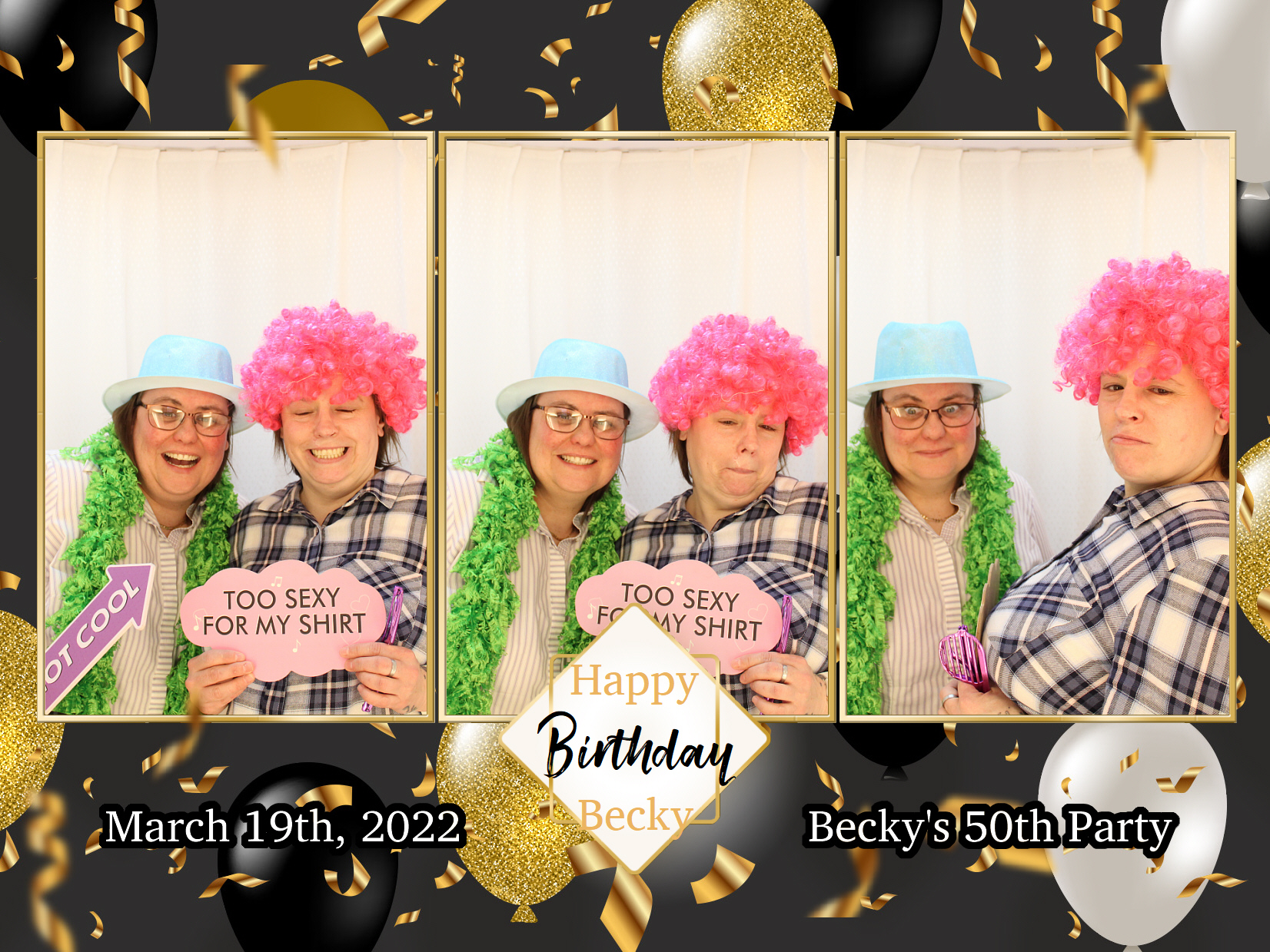 Becky's 50th Birthday Party | View more photos from the event at my.specialeventsphotobooths.co.uk/u/SpecialEventsPhotoBooths/Beckys-50th-Birthday-Party