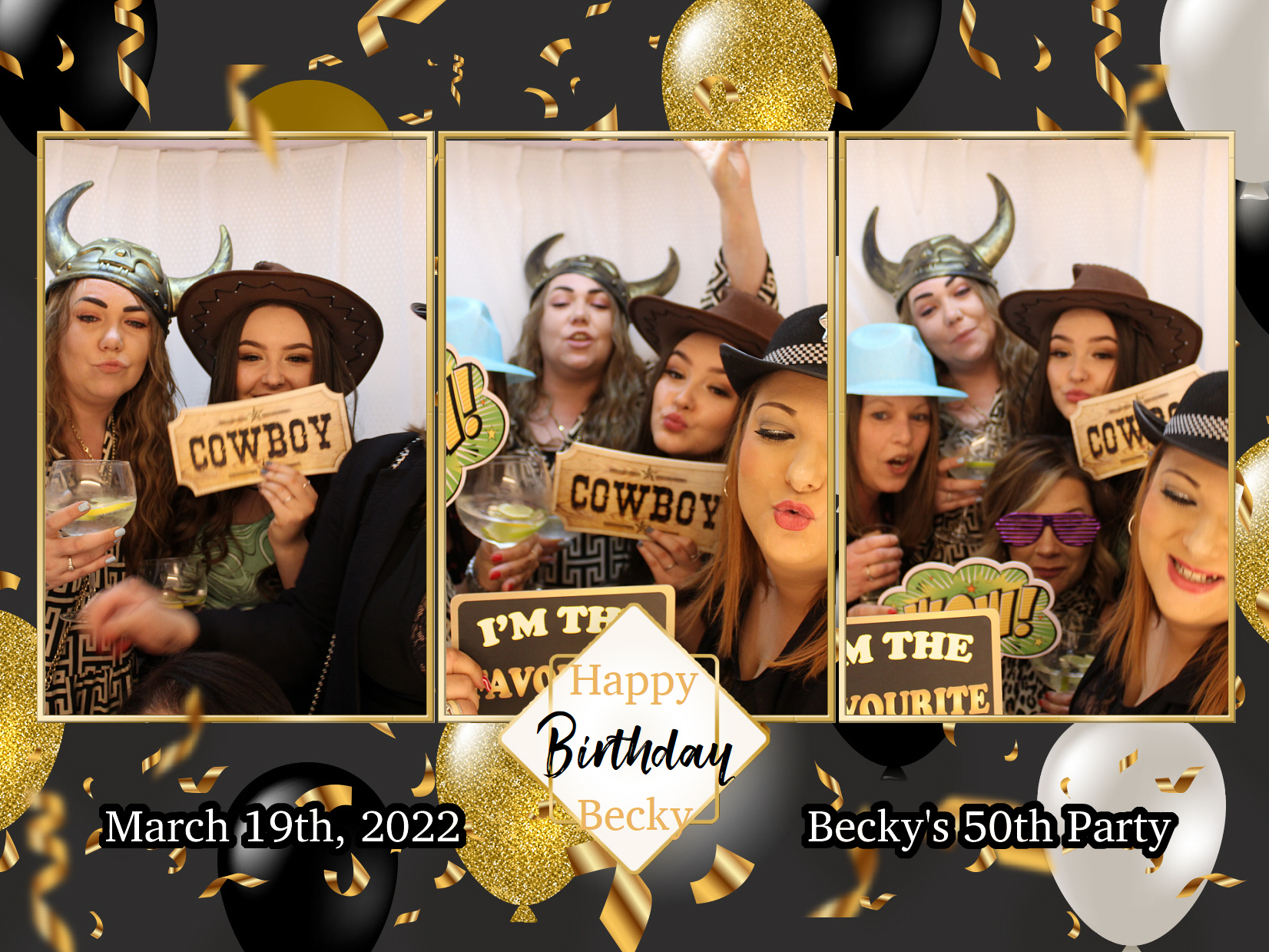 Becky's 50th Birthday Party | View more photos from the event at my.specialeventsphotobooths.co.uk/u/SpecialEventsPhotoBooths/Beckys-50th-Birthday-Party