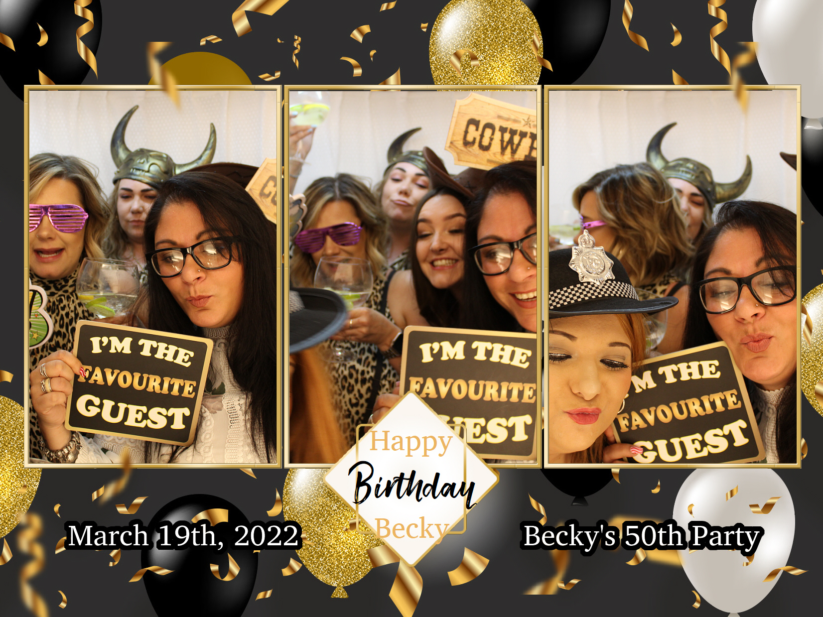 Becky's 50th Birthday Party | View more photos from the event at my.specialeventsphotobooths.co.uk/u/SpecialEventsPhotoBooths/Beckys-50th-Birthday-Party
