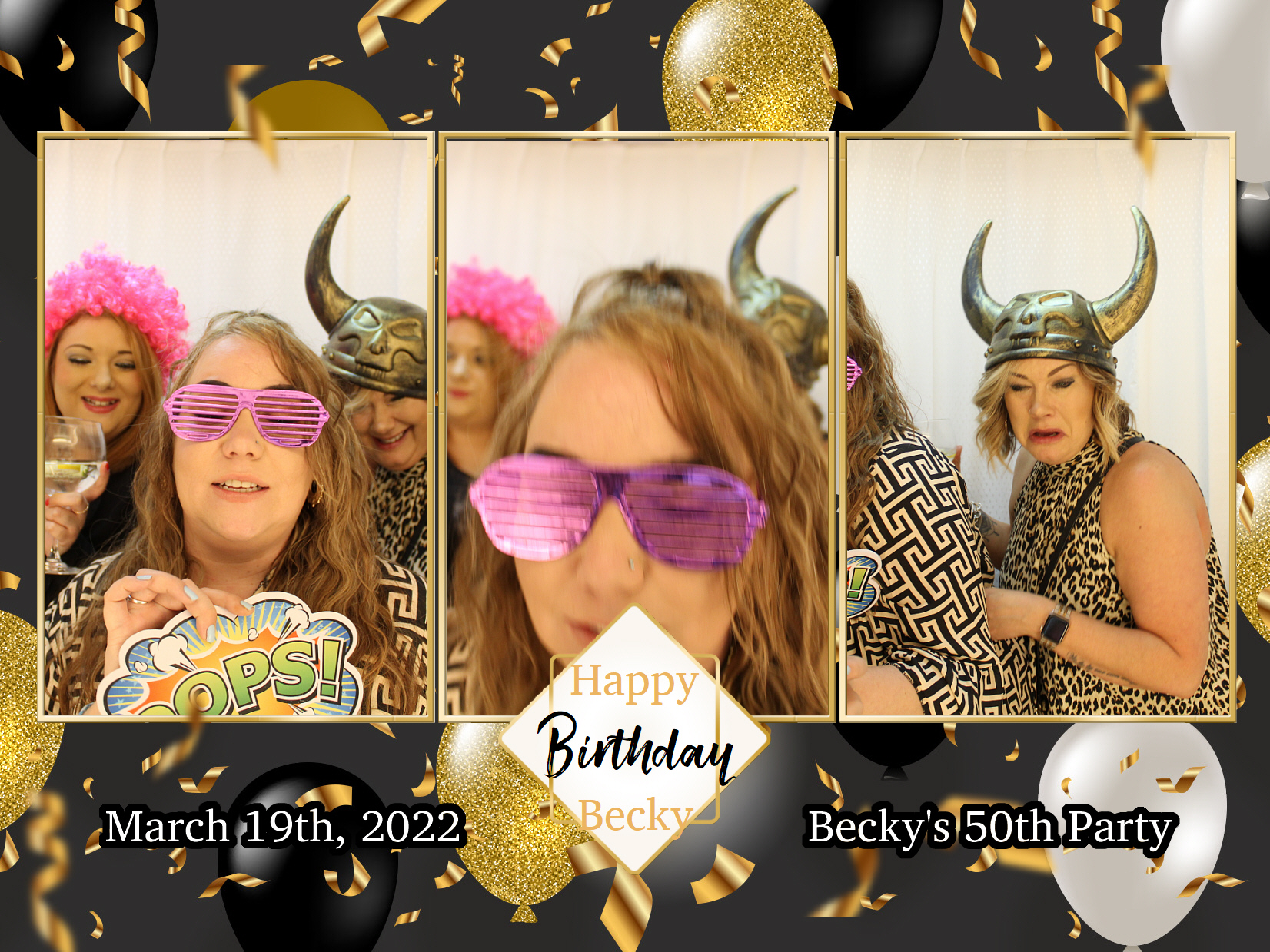 Becky's 50th Birthday Party | View more photos from the event at my.specialeventsphotobooths.co.uk/u/SpecialEventsPhotoBooths/Beckys-50th-Birthday-Party