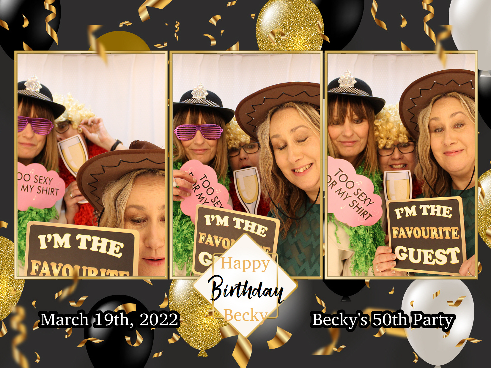 Becky's 50th Birthday Party | View more photos from the event at my.specialeventsphotobooths.co.uk/u/SpecialEventsPhotoBooths/Beckys-50th-Birthday-Party