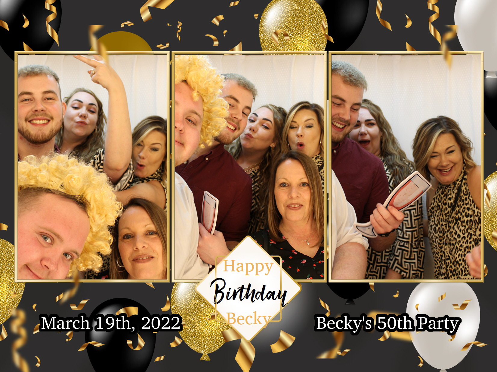 Becky's 50th Birthday Party | View more photos from the event at my.specialeventsphotobooths.co.uk/u/SpecialEventsPhotoBooths/Beckys-50th-Birthday-Party
