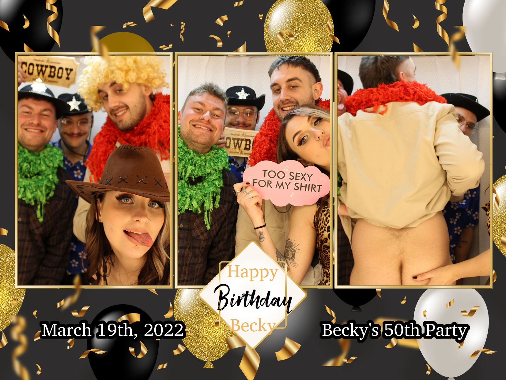 Becky's 50th Birthday Party | View more photos from the event at my.specialeventsphotobooths.co.uk/u/SpecialEventsPhotoBooths/Beckys-50th-Birthday-Party