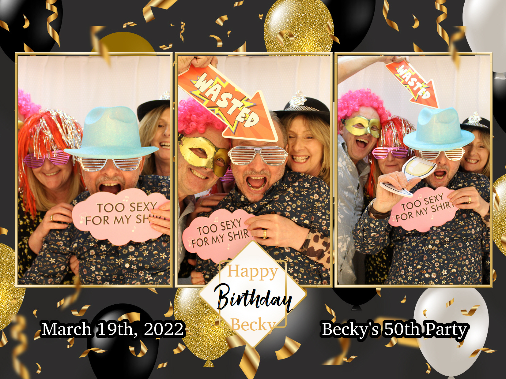 Becky's 50th Birthday Party | View more photos from the event at my.specialeventsphotobooths.co.uk/u/SpecialEventsPhotoBooths/Beckys-50th-Birthday-Party
