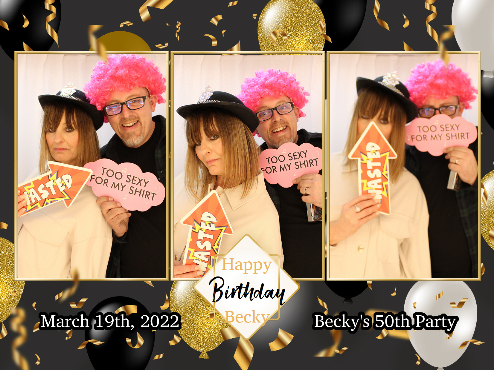 Becky's 50th Birthday Party | View more photos from the event at my.specialeventsphotobooths.co.uk/u/SpecialEventsPhotoBooths/Beckys-50th-Birthday-Party