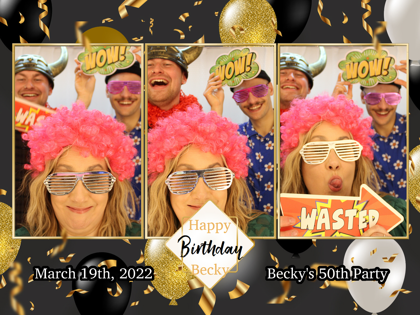 Becky's 50th Birthday Party | View more photos from the event at my.specialeventsphotobooths.co.uk/u/SpecialEventsPhotoBooths/Beckys-50th-Birthday-Party