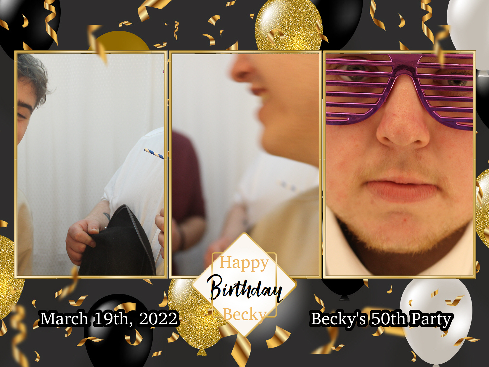 Becky's 50th Birthday Party | View more photos from the event at my.specialeventsphotobooths.co.uk/u/SpecialEventsPhotoBooths/Beckys-50th-Birthday-Party