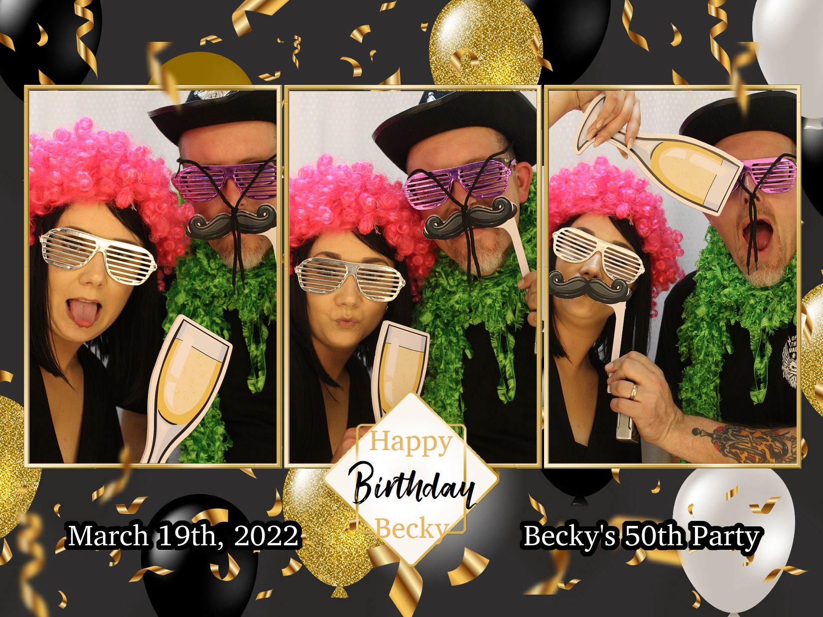Becky's 50th Birthday Party | View more photos from the event at my.specialeventsphotobooths.co.uk/u/SpecialEventsPhotoBooths/Beckys-50th-Birthday-Party