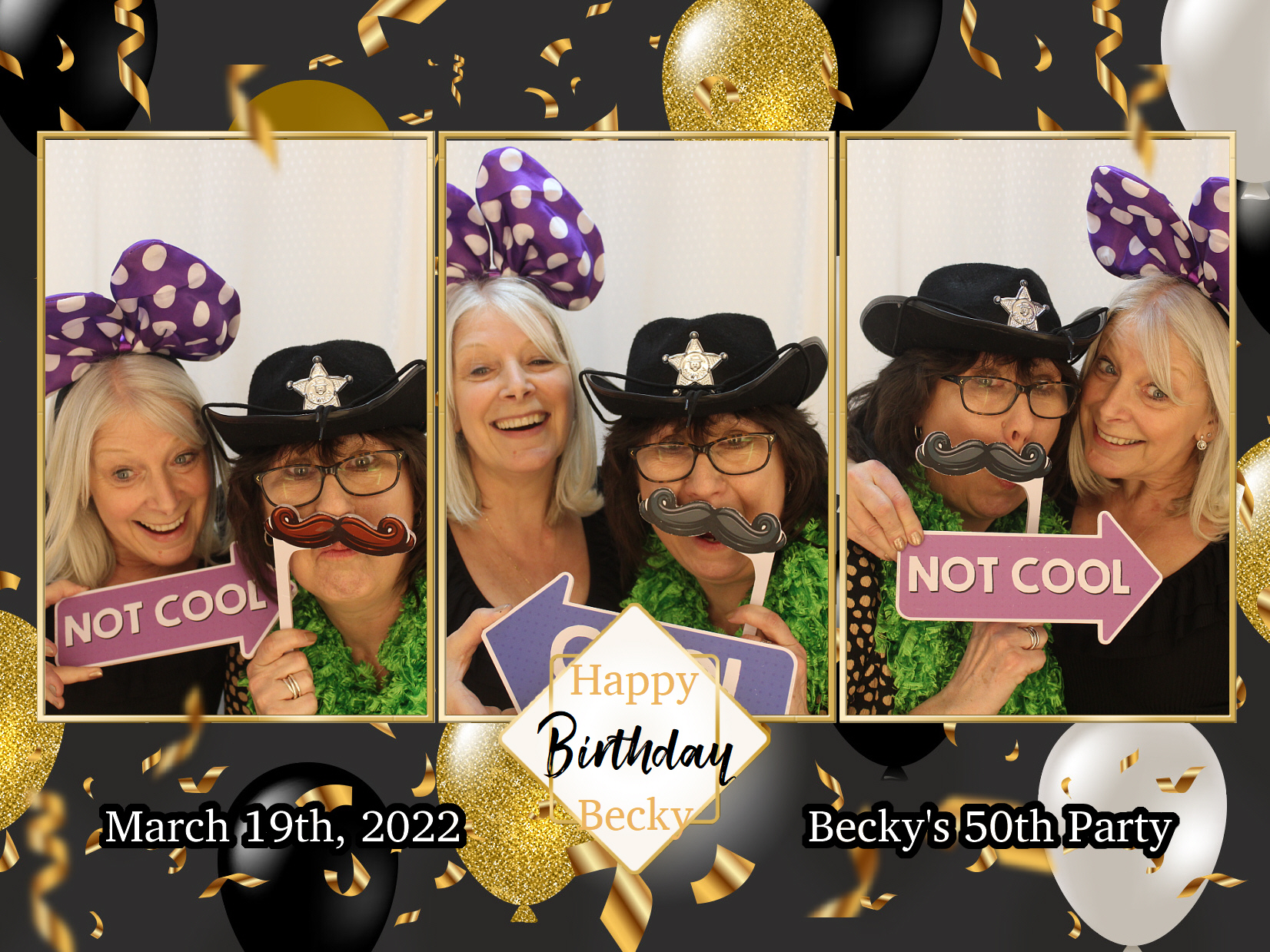 Becky's 50th Birthday Party | View more photos from the event at my.specialeventsphotobooths.co.uk/u/SpecialEventsPhotoBooths/Beckys-50th-Birthday-Party