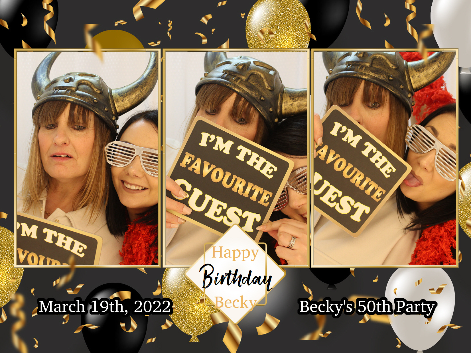 Becky's 50th Birthday Party | View more photos from the event at my.specialeventsphotobooths.co.uk/u/SpecialEventsPhotoBooths/Beckys-50th-Birthday-Party