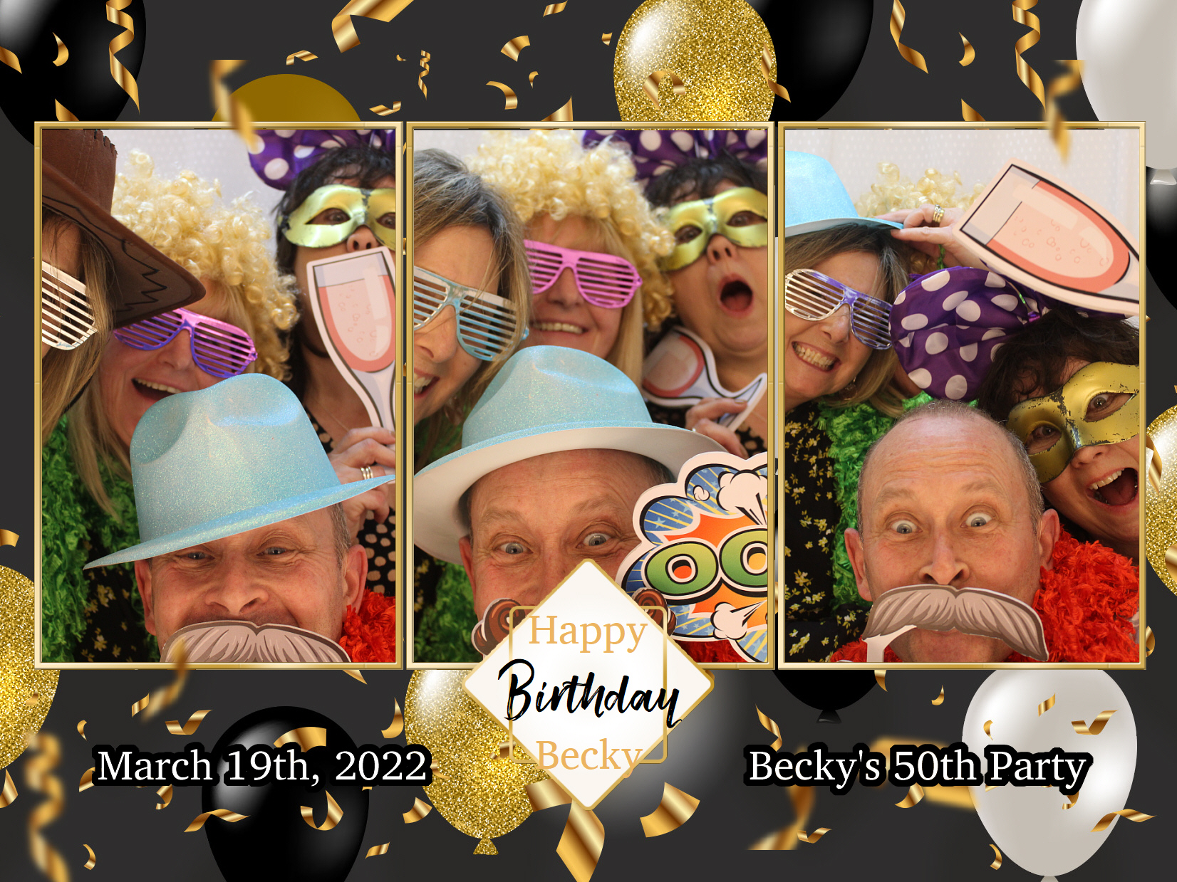 Becky's 50th Birthday Party | View more photos from the event at my.specialeventsphotobooths.co.uk/u/SpecialEventsPhotoBooths/Beckys-50th-Birthday-Party