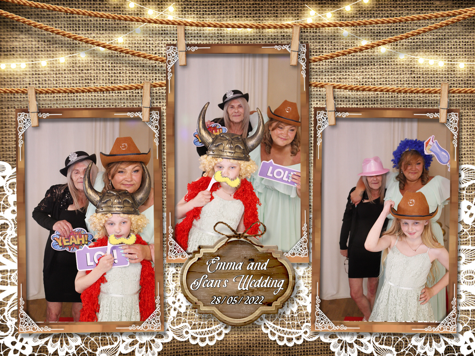 Emma and Sean's Wedding | View more photos from the event at my.specialeventsphotobooths.co.uk/u/SpecialEventsPhotoBooths/Emma-and-Seans-Wedding