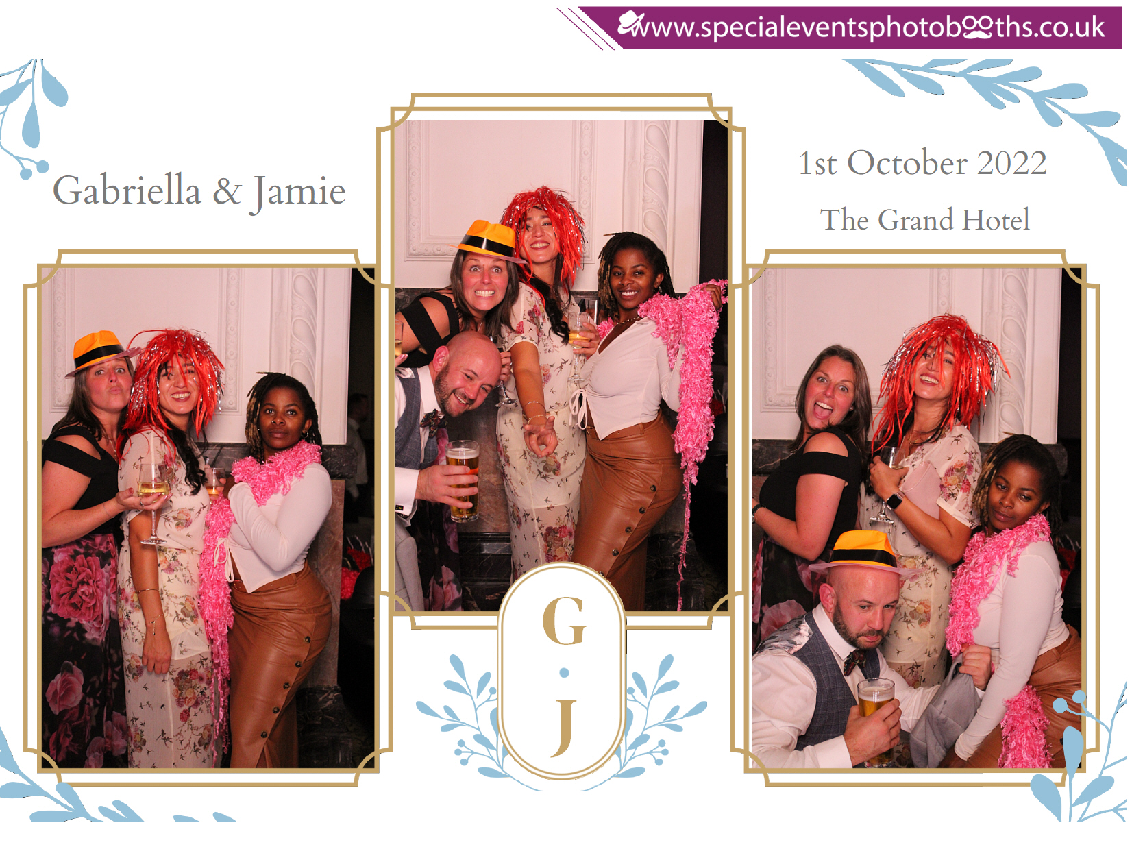 Gabriella and Jamie's Wedding | View more photos from the event at my.specialeventsphotobooths.co.uk/u/SpecialEventsPhotoBooths/Gabriella-and-Jamies-Wedding