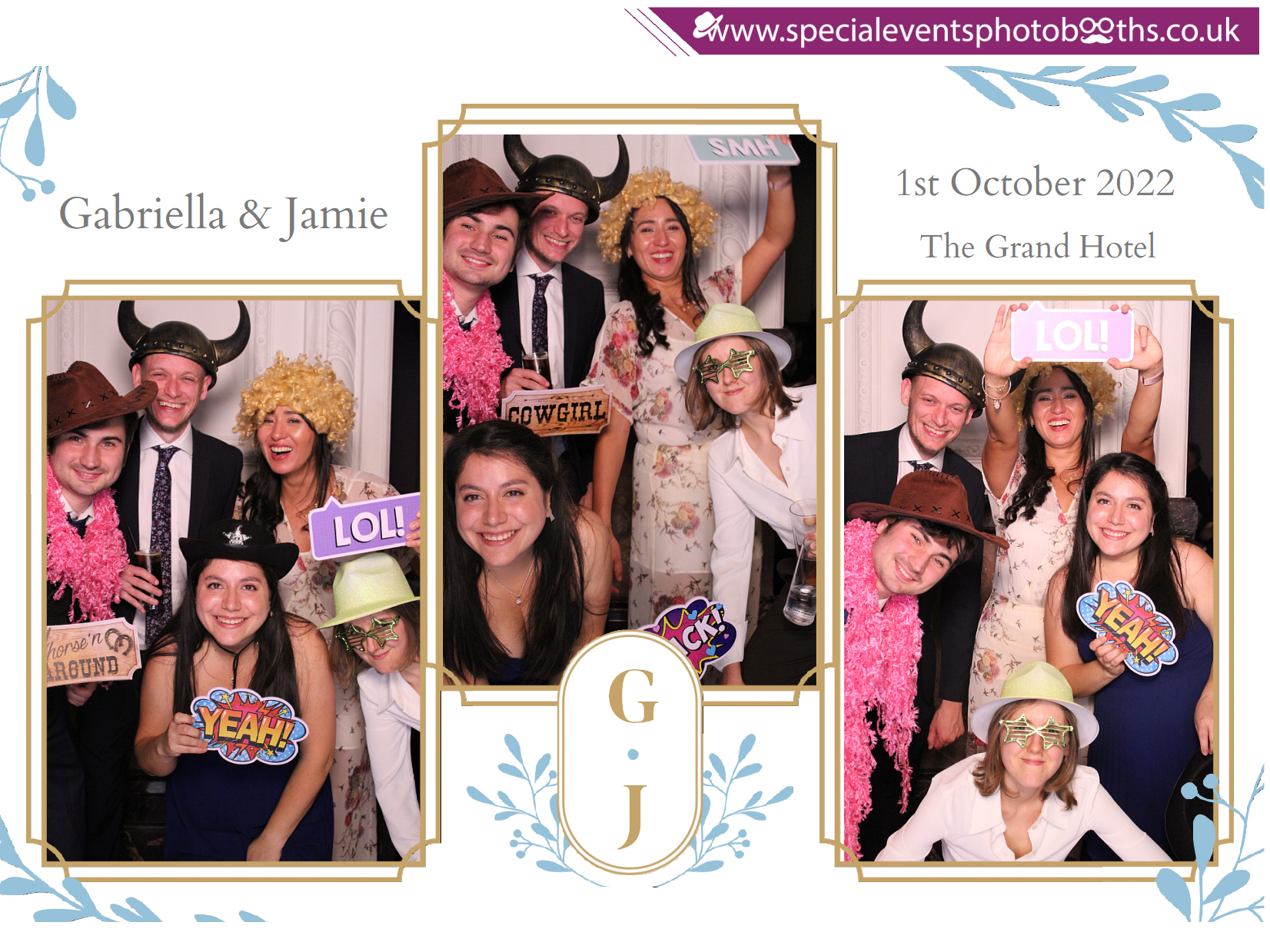Gabriella and Jamie's Wedding | View more photos from the event at my.specialeventsphotobooths.co.uk/u/SpecialEventsPhotoBooths/Gabriella-and-Jamies-Wedding