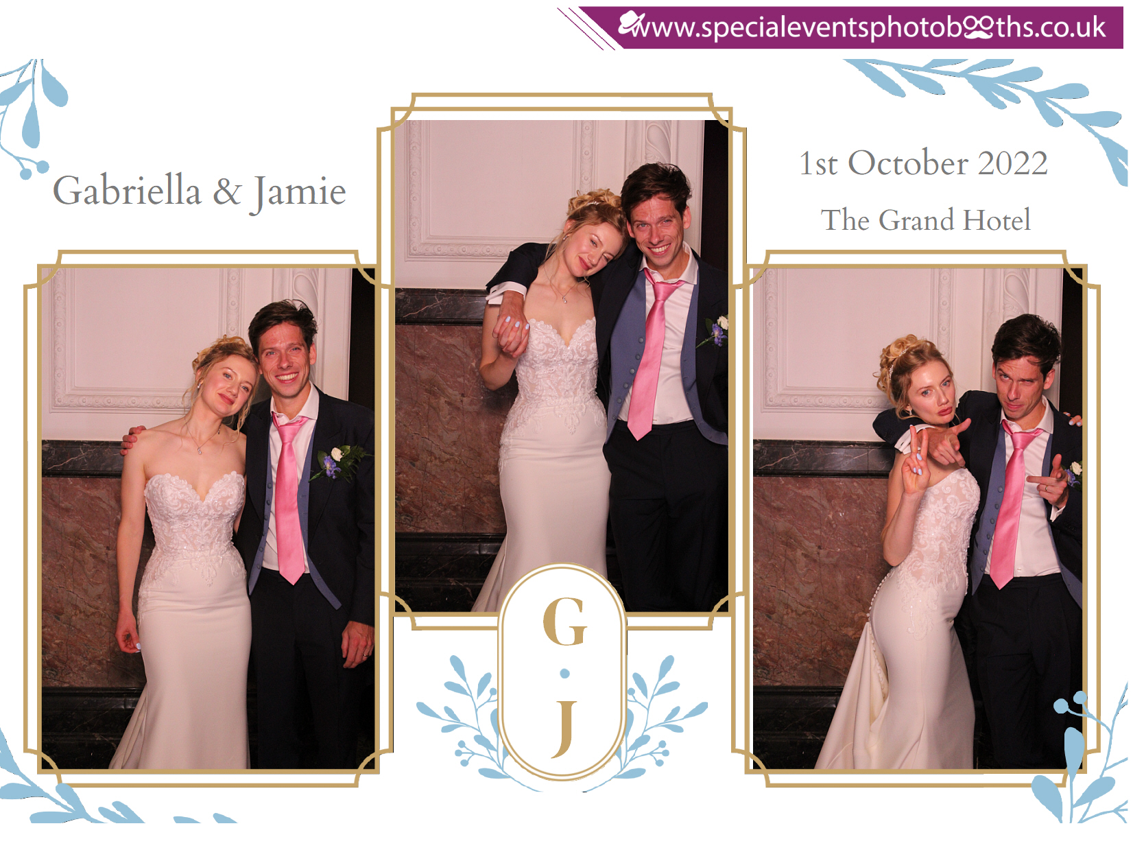 Gabriella and Jamie's Wedding | View more photos from the event at my.specialeventsphotobooths.co.uk/u/SpecialEventsPhotoBooths/Gabriella-and-Jamies-Wedding
