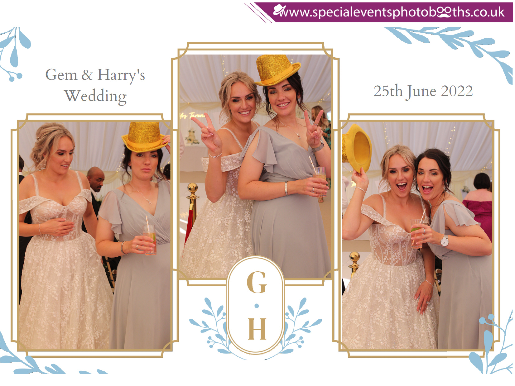 Gem and Harry's Wedding | View more photos from the event at my.specialeventsphotobooths.co.uk/u/SpecialEventsPhotoBooths/Gem-and-Harrys-Wedding