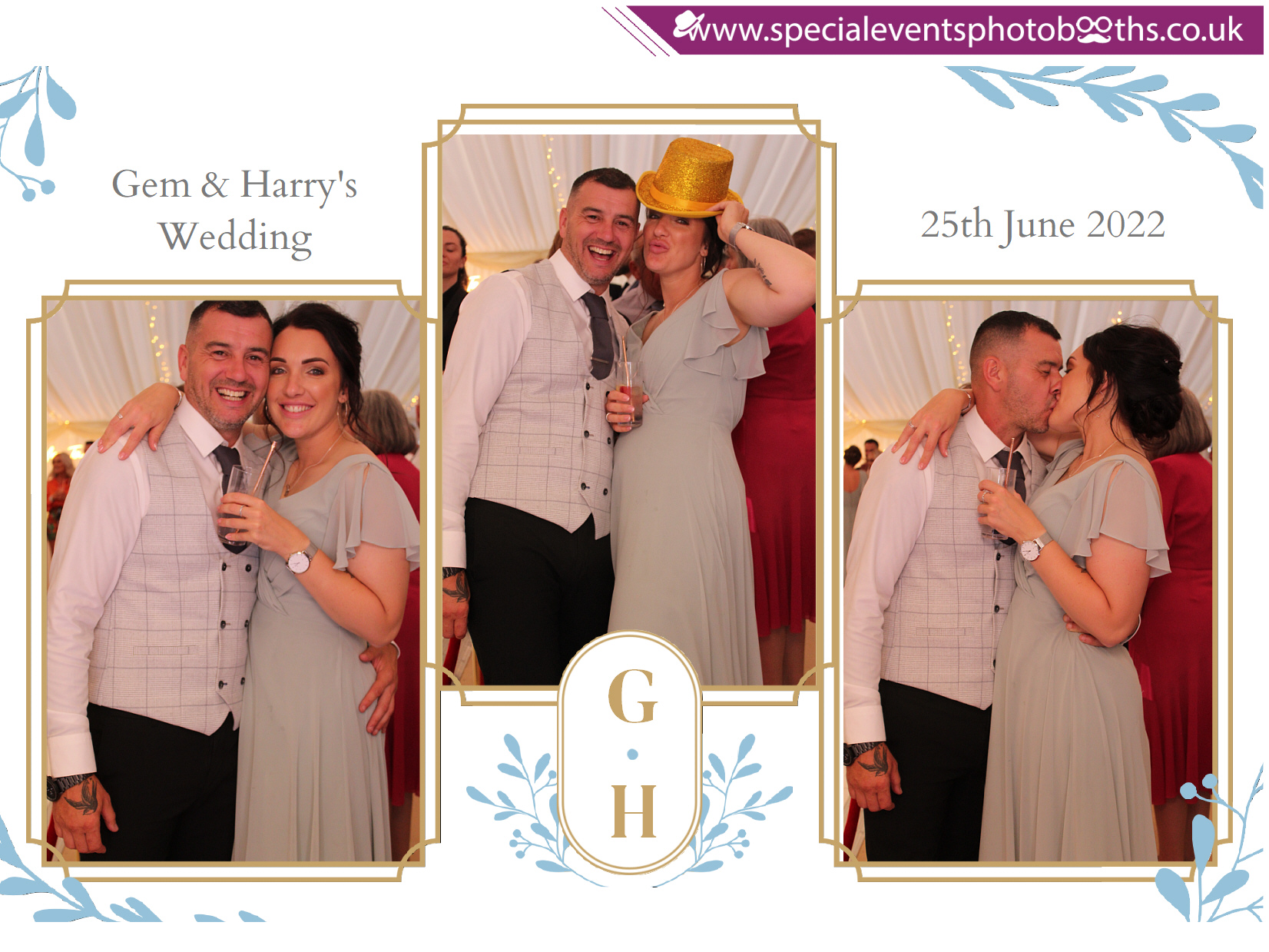 Gem and Harry's Wedding | View more photos from the event at my.specialeventsphotobooths.co.uk/u/SpecialEventsPhotoBooths/Gem-and-Harrys-Wedding