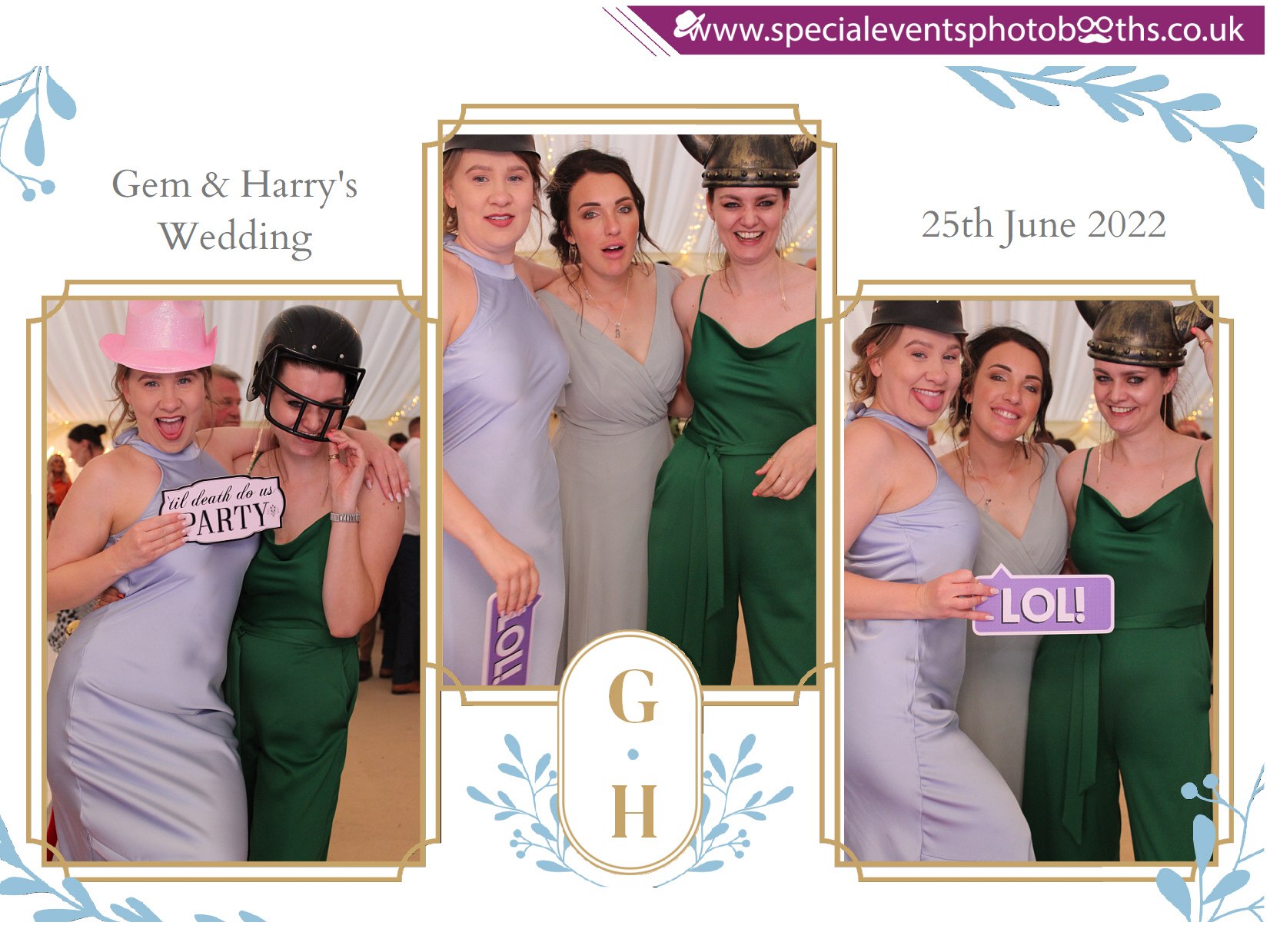 Gem and Harry's Wedding | View more photos from the event at my.specialeventsphotobooths.co.uk/u/SpecialEventsPhotoBooths/Gem-and-Harrys-Wedding