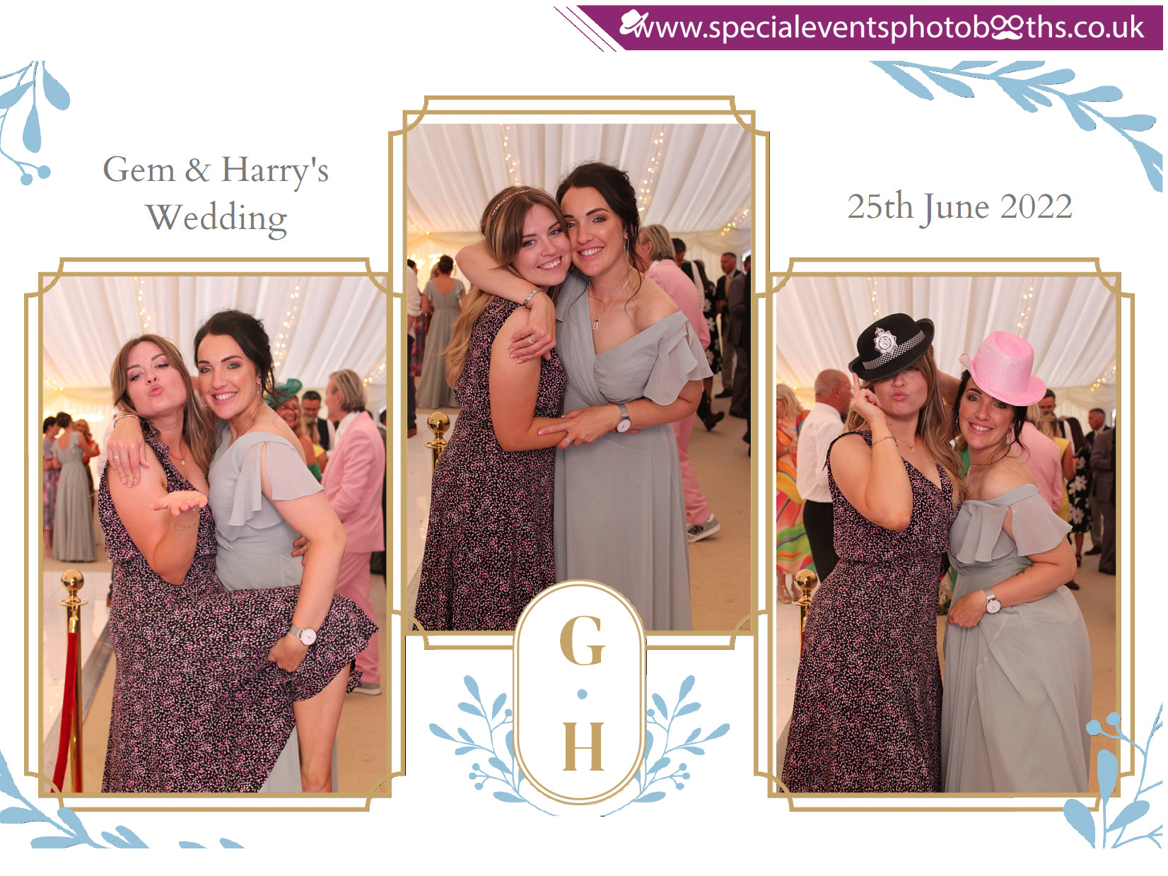 Gem and Harry's Wedding | View more photos from the event at my.specialeventsphotobooths.co.uk/u/SpecialEventsPhotoBooths/Gem-and-Harrys-Wedding