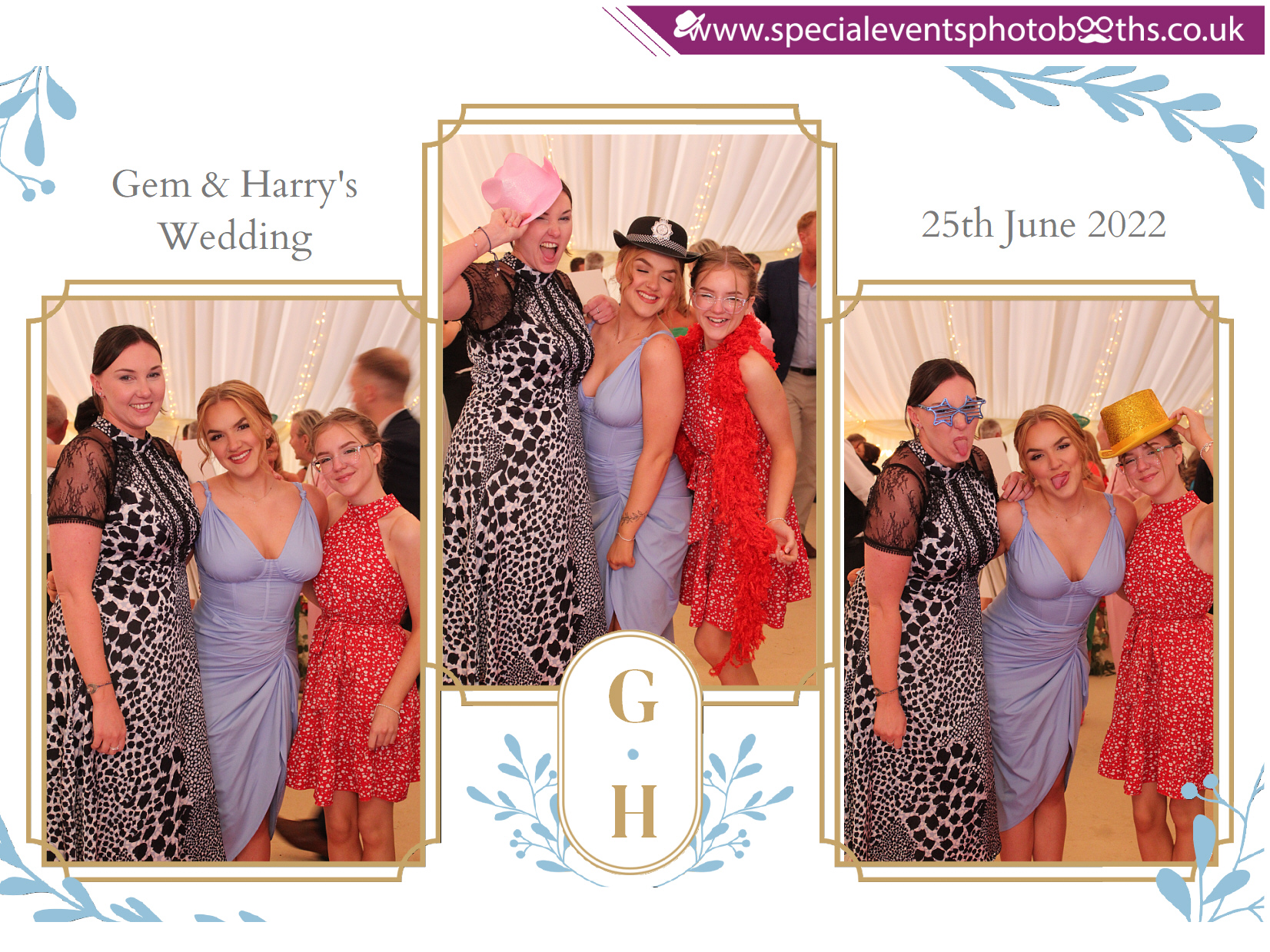 Gem and Harry's Wedding | View more photos from the event at my.specialeventsphotobooths.co.uk/u/SpecialEventsPhotoBooths/Gem-and-Harrys-Wedding