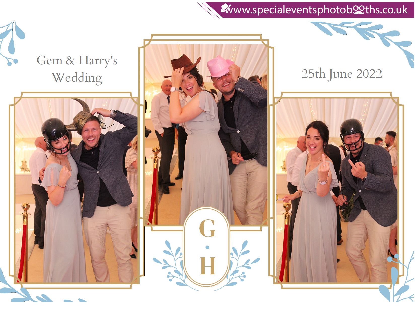 Gem and Harry's Wedding | View more photos from the event at my.specialeventsphotobooths.co.uk/u/SpecialEventsPhotoBooths/Gem-and-Harrys-Wedding