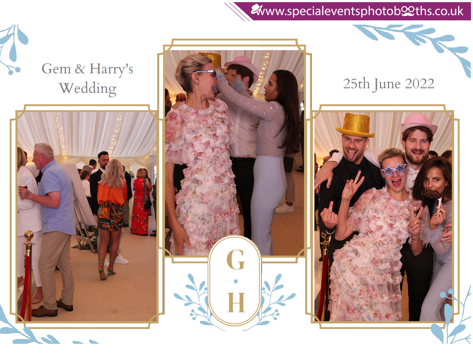 Gem and Harry's Wedding | View more photos from the event at my.specialeventsphotobooths.co.uk/u/SpecialEventsPhotoBooths/Gem-and-Harrys-Wedding