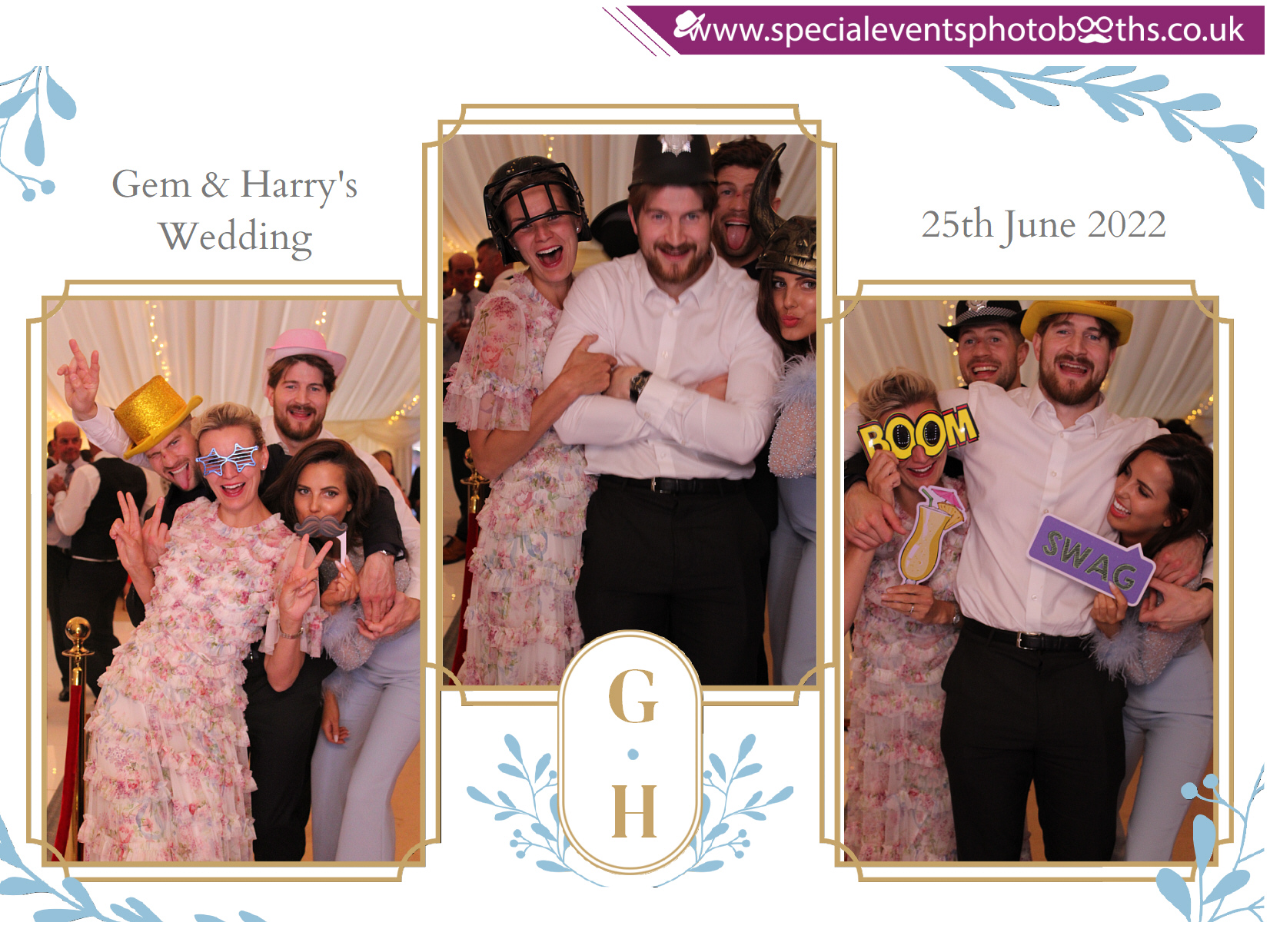 Gem and Harry's Wedding | View more photos from the event at my.specialeventsphotobooths.co.uk/u/SpecialEventsPhotoBooths/Gem-and-Harrys-Wedding
