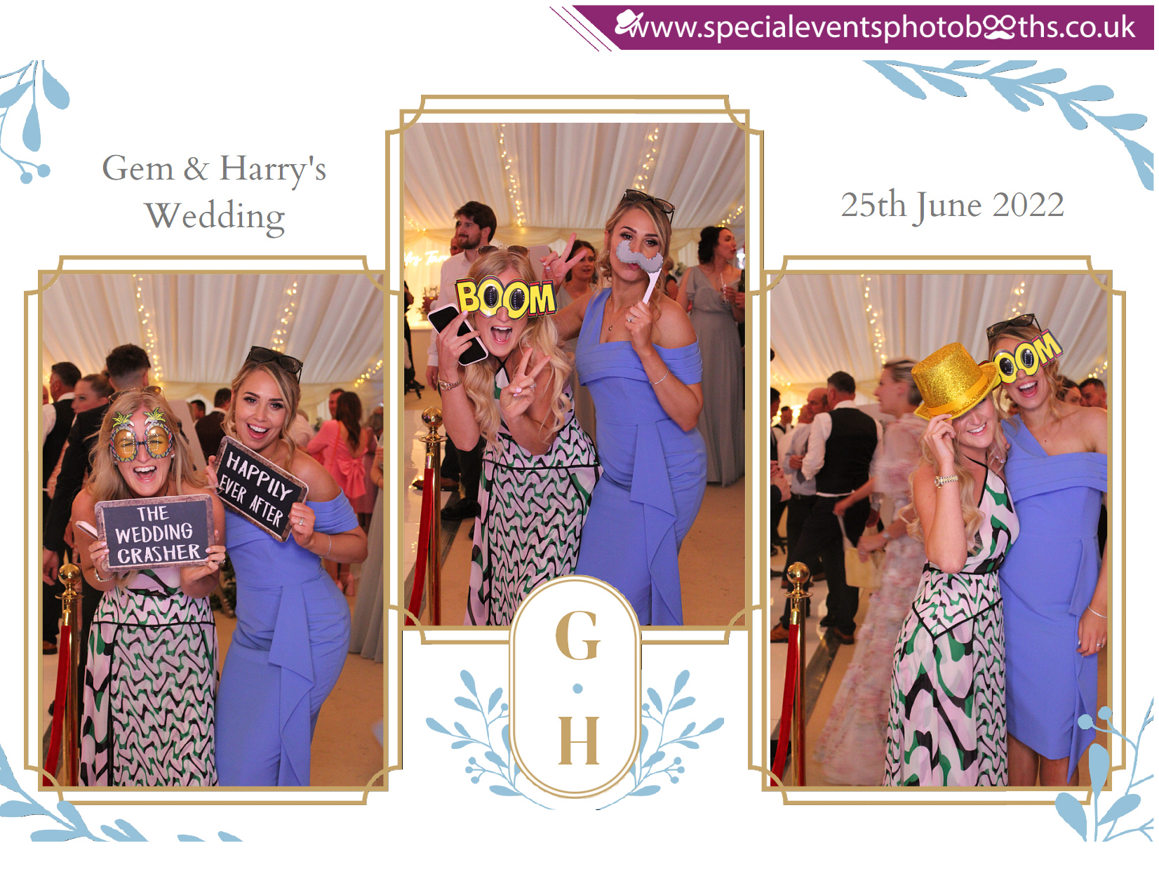Gem and Harry's Wedding | View more photos from the event at my.specialeventsphotobooths.co.uk/u/SpecialEventsPhotoBooths/Gem-and-Harrys-Wedding