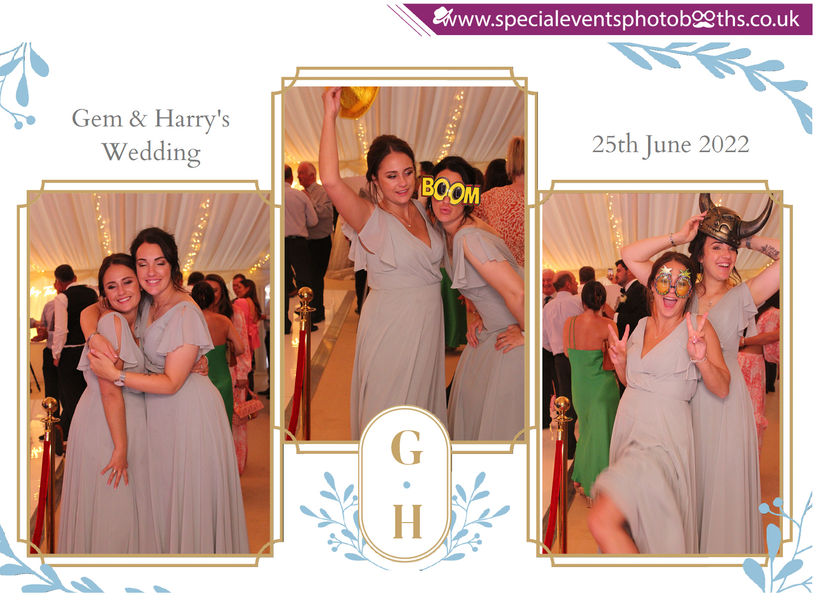 Gem and Harry's Wedding | View more photos from the event at my.specialeventsphotobooths.co.uk/u/SpecialEventsPhotoBooths/Gem-and-Harrys-Wedding
