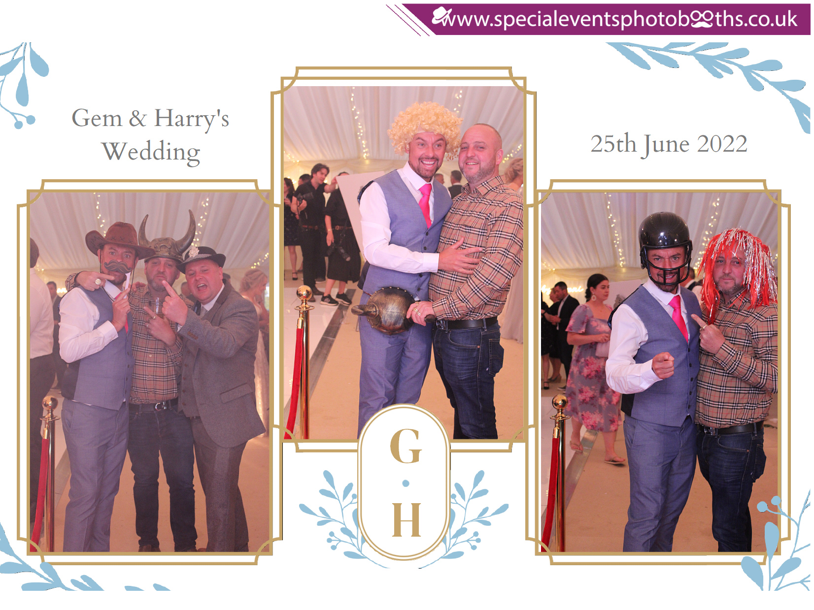 Gem and Harry's Wedding | View more photos from the event at my.specialeventsphotobooths.co.uk/u/SpecialEventsPhotoBooths/Gem-and-Harrys-Wedding