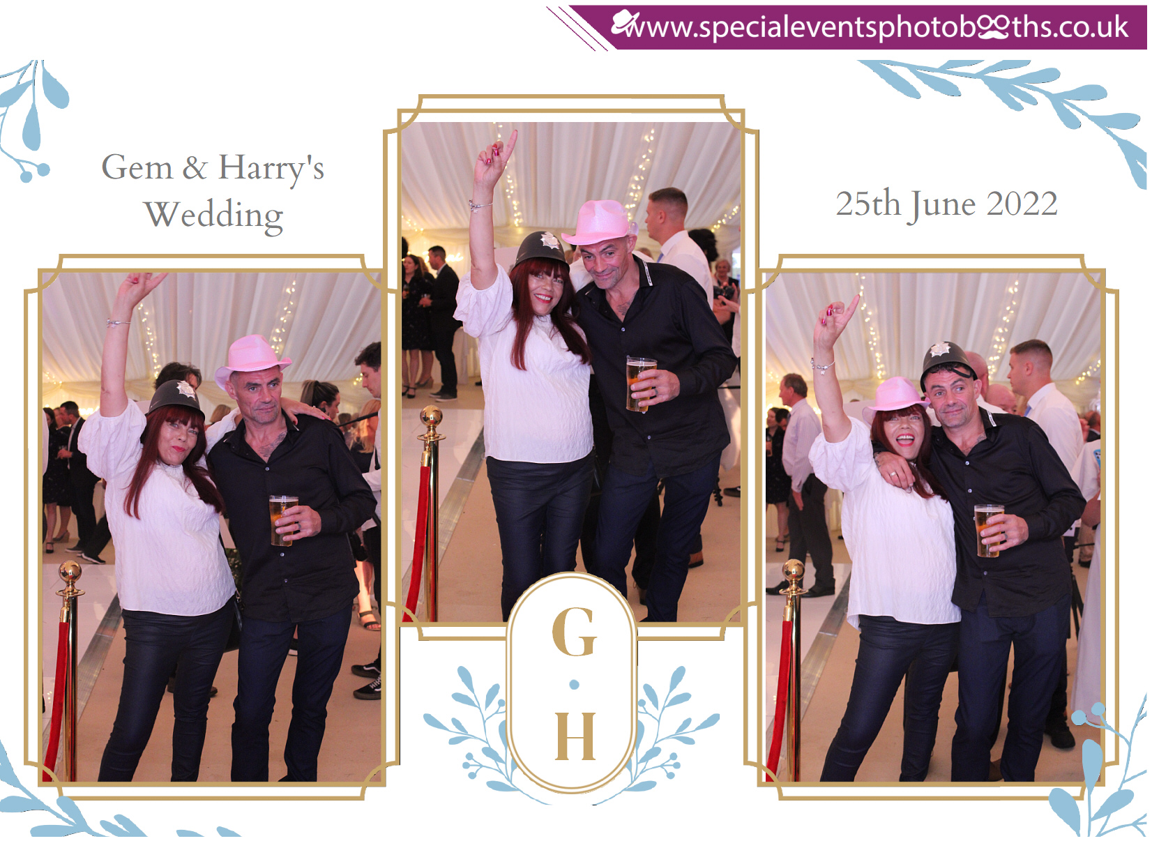 Gem and Harry's Wedding | View more photos from the event at my.specialeventsphotobooths.co.uk/u/SpecialEventsPhotoBooths/Gem-and-Harrys-Wedding
