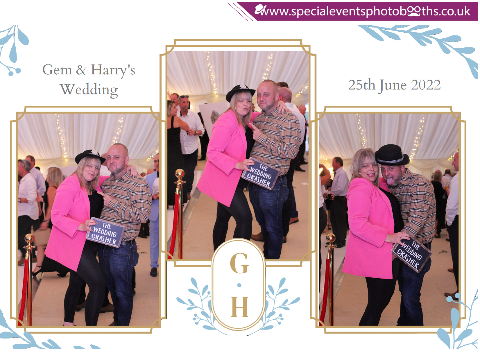 Gem and Harry's Wedding | View more photos from the event at my.specialeventsphotobooths.co.uk/u/SpecialEventsPhotoBooths/Gem-and-Harrys-Wedding