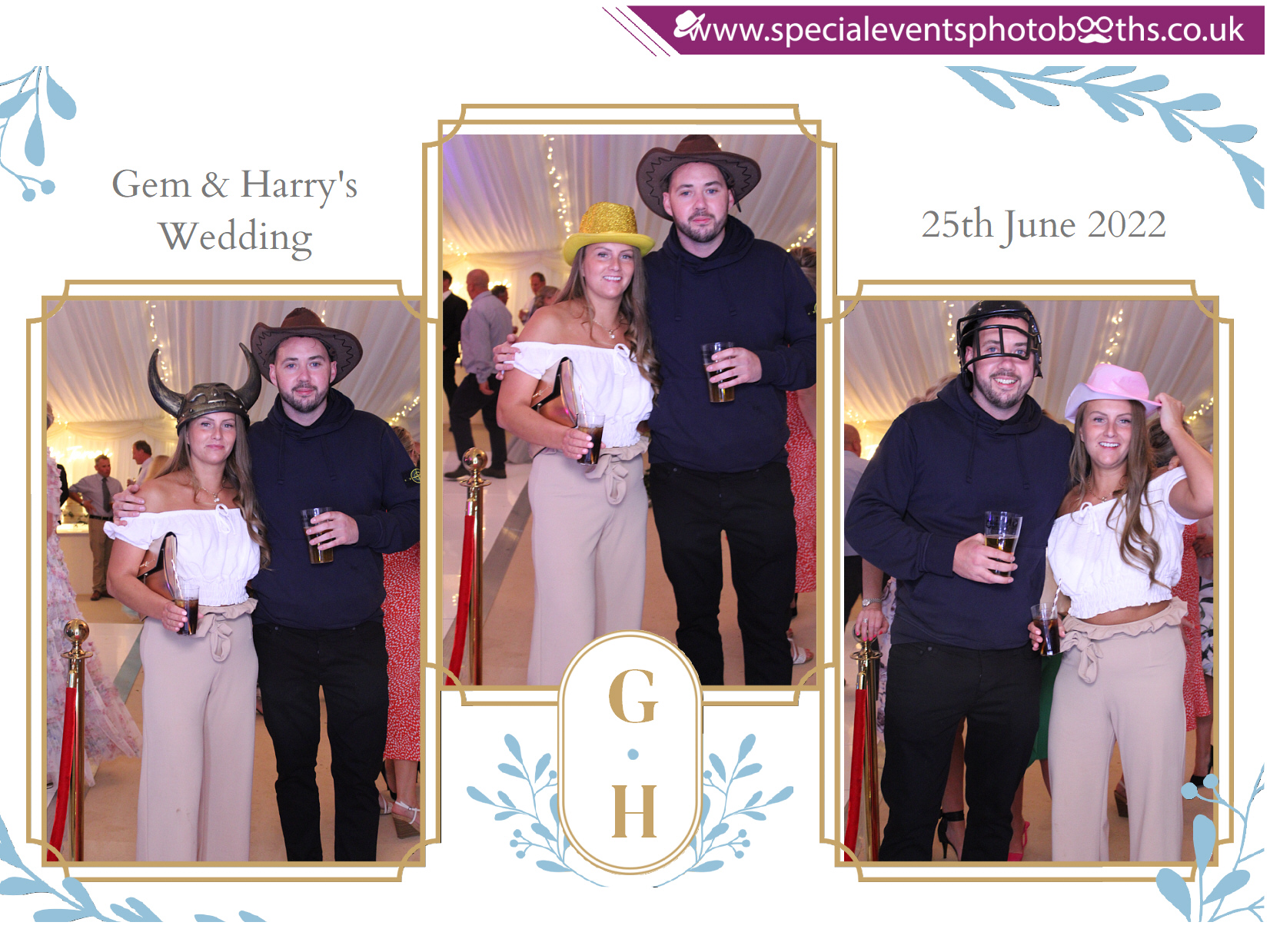 Gem and Harry's Wedding | View more photos from the event at my.specialeventsphotobooths.co.uk/u/SpecialEventsPhotoBooths/Gem-and-Harrys-Wedding
