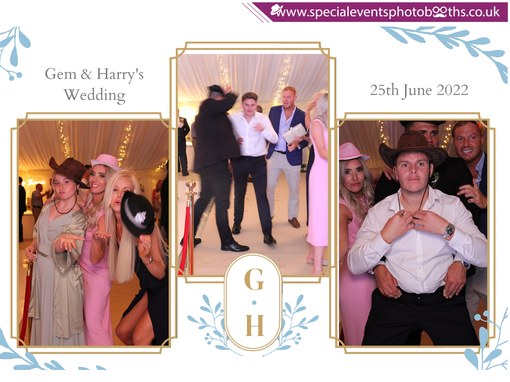 Gem and Harry's Wedding | View more photos from the event at my.specialeventsphotobooths.co.uk/u/SpecialEventsPhotoBooths/Gem-and-Harrys-Wedding
