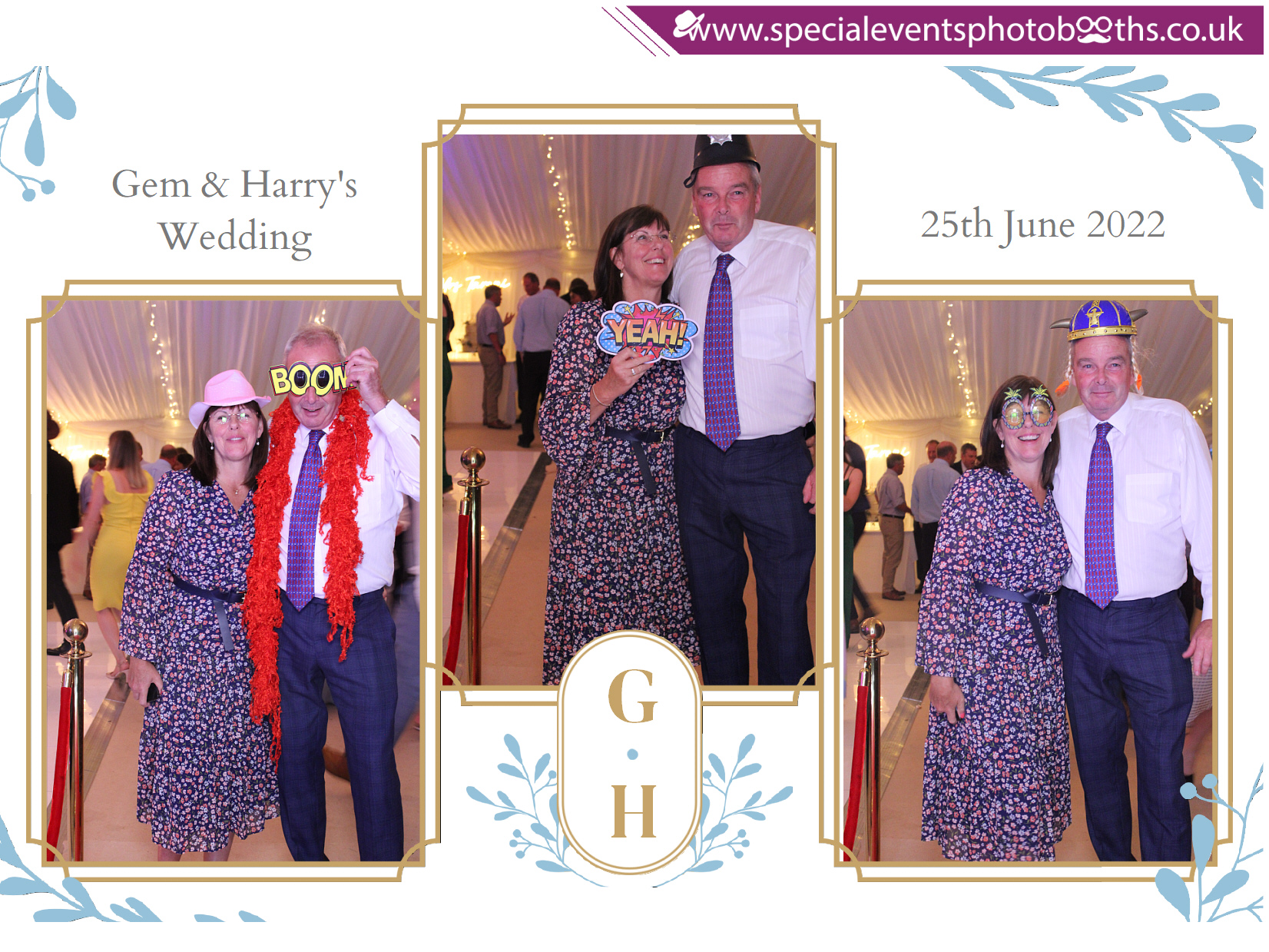 Gem and Harry's Wedding | View more photos from the event at my.specialeventsphotobooths.co.uk/u/SpecialEventsPhotoBooths/Gem-and-Harrys-Wedding
