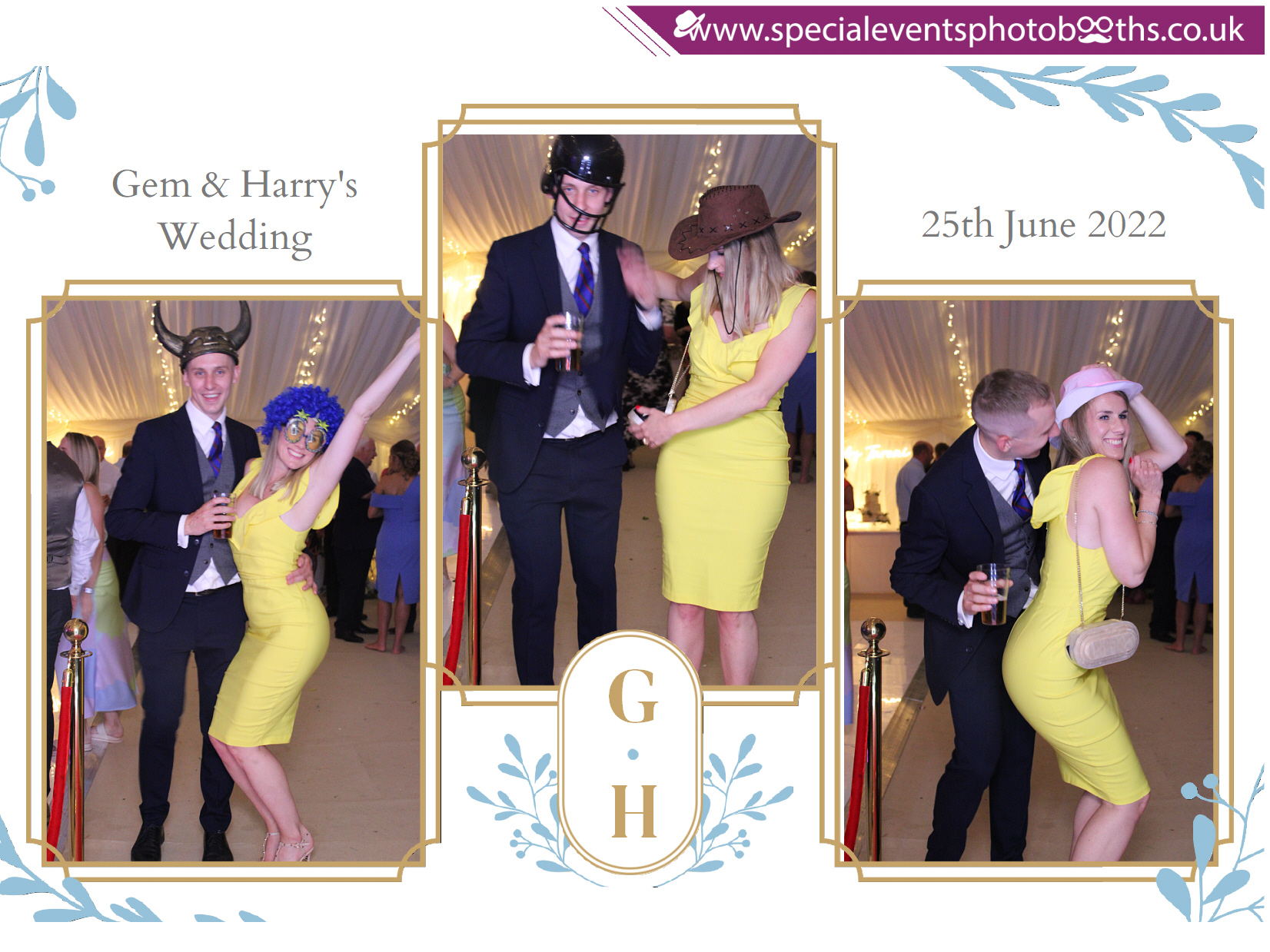 Gem and Harry's Wedding | View more photos from the event at my.specialeventsphotobooths.co.uk/u/SpecialEventsPhotoBooths/Gem-and-Harrys-Wedding