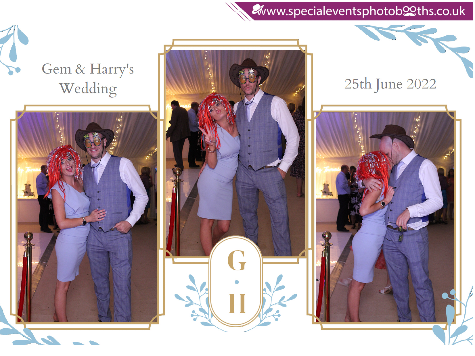 Gem and Harry's Wedding | View more photos from the event at my.specialeventsphotobooths.co.uk/u/SpecialEventsPhotoBooths/Gem-and-Harrys-Wedding