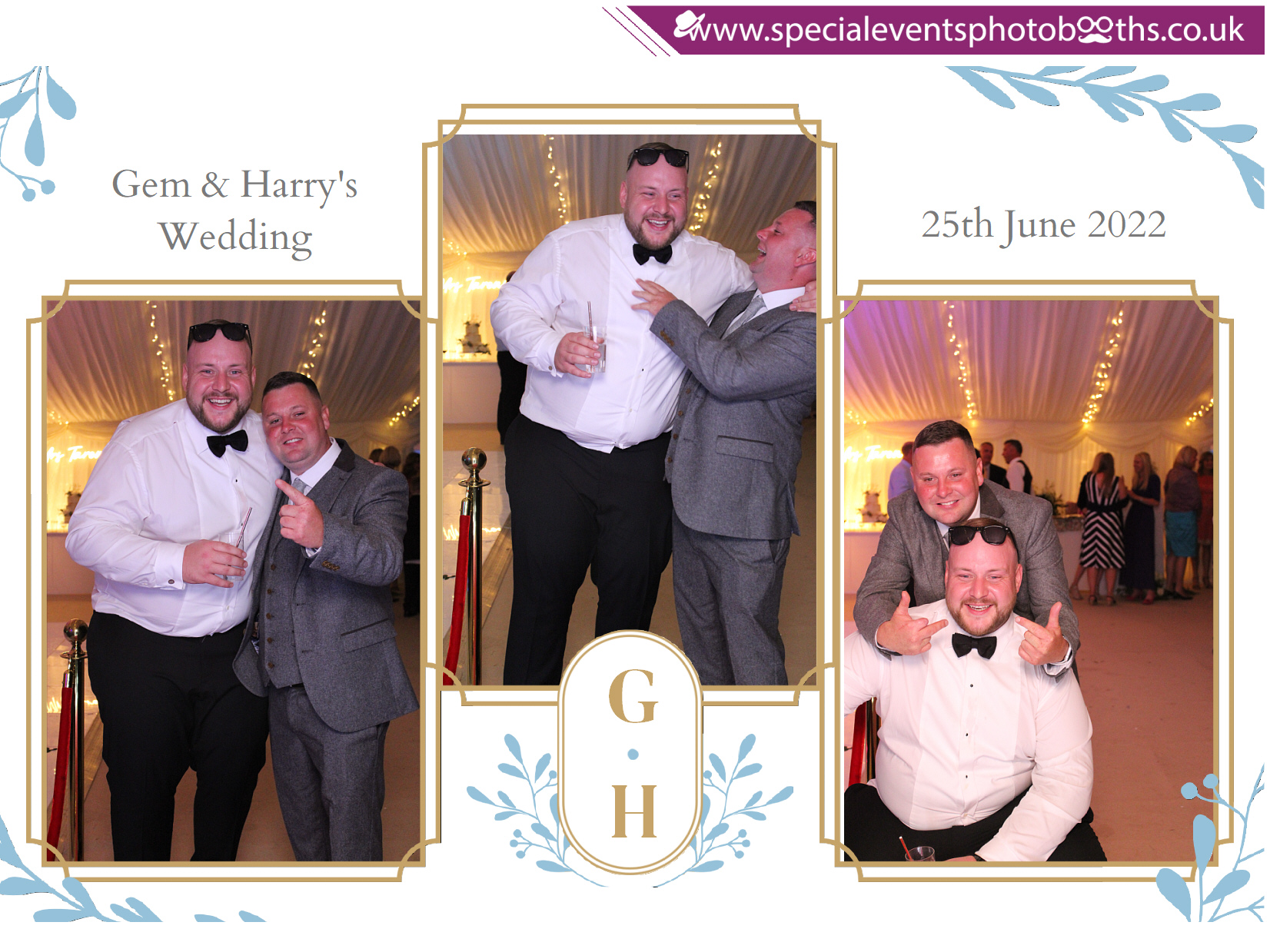 Gem and Harry's Wedding | View more photos from the event at my.specialeventsphotobooths.co.uk/u/SpecialEventsPhotoBooths/Gem-and-Harrys-Wedding